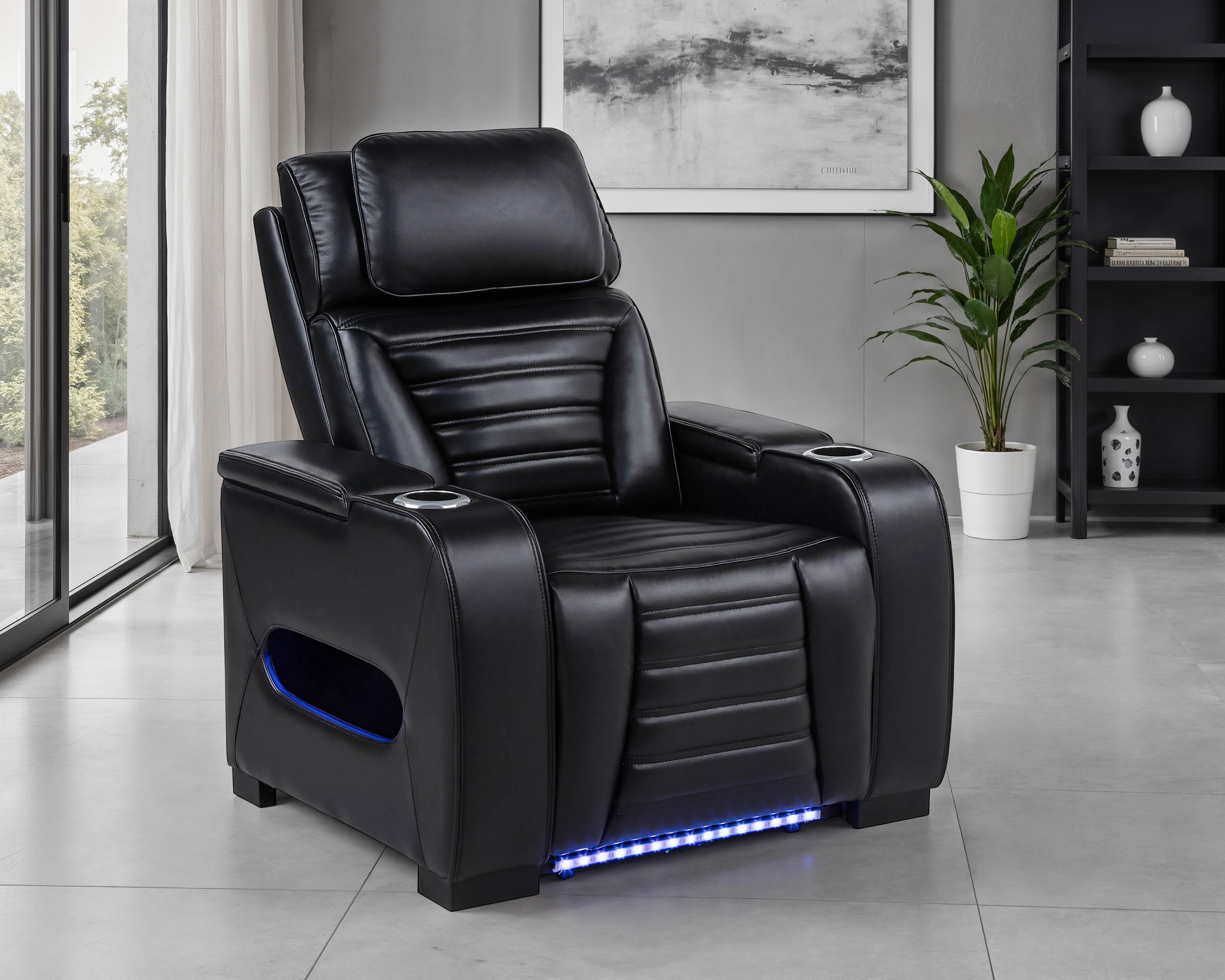 Zuma Dual Power LED Recliner