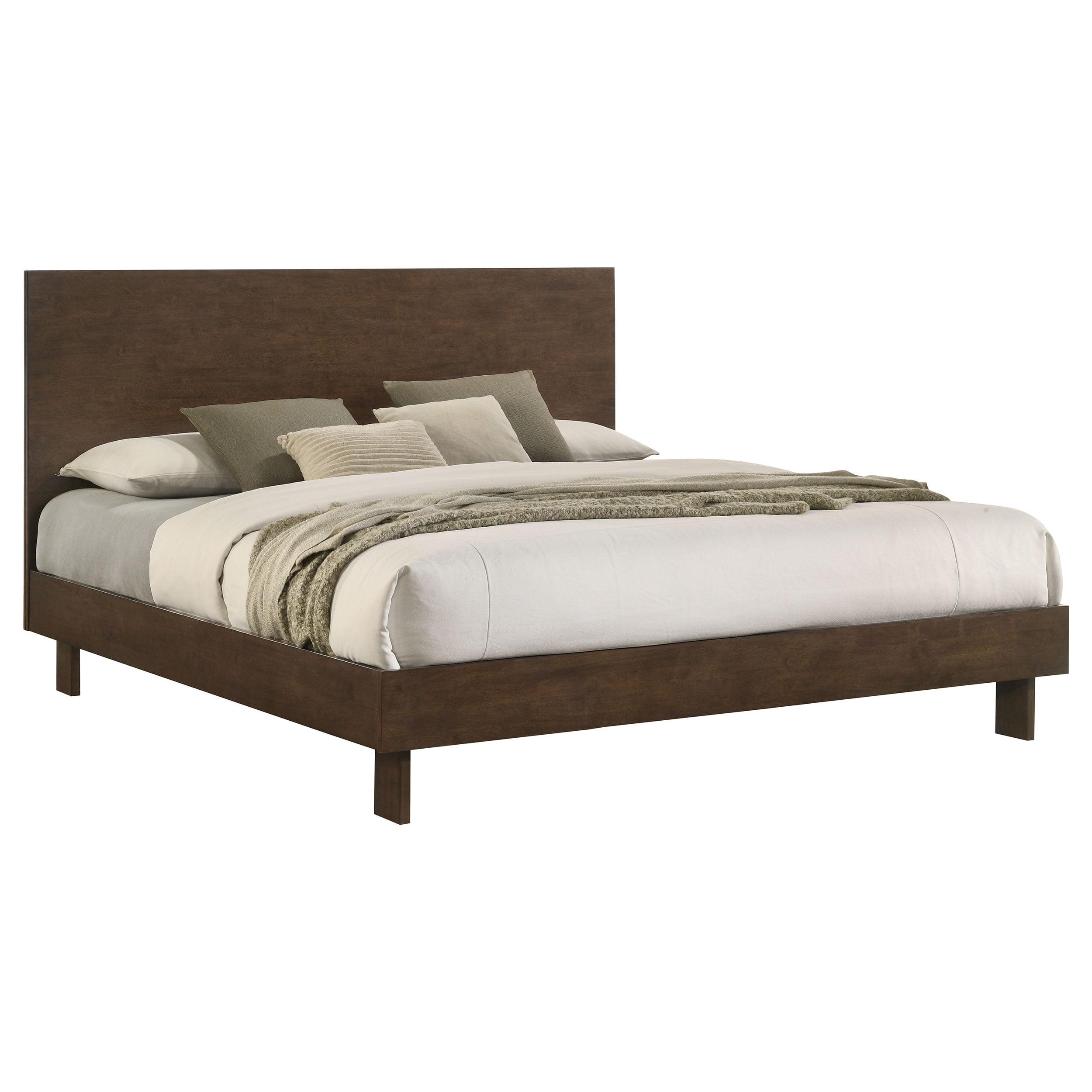 Glenwood King Platform Panel Bed Warm