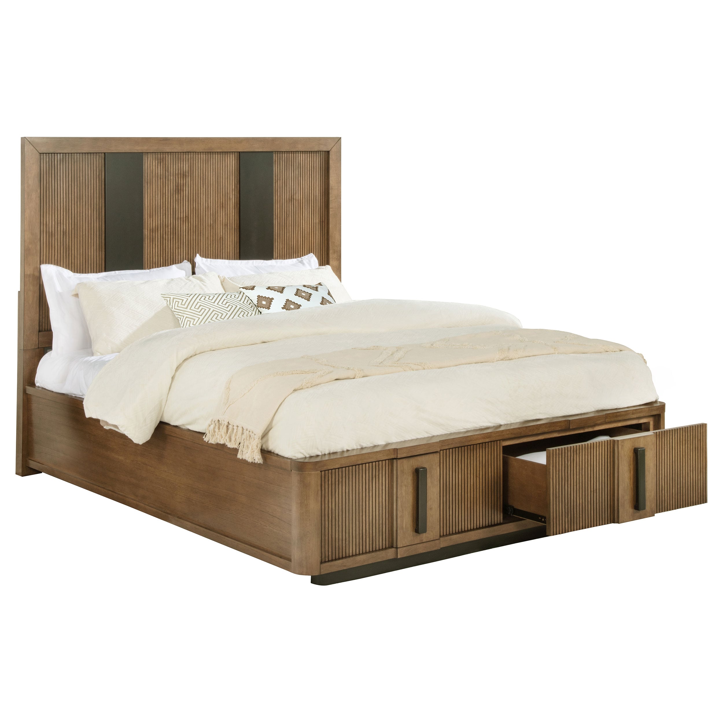 Coaster Terrace Terrace Cal King Storage Bed Ash