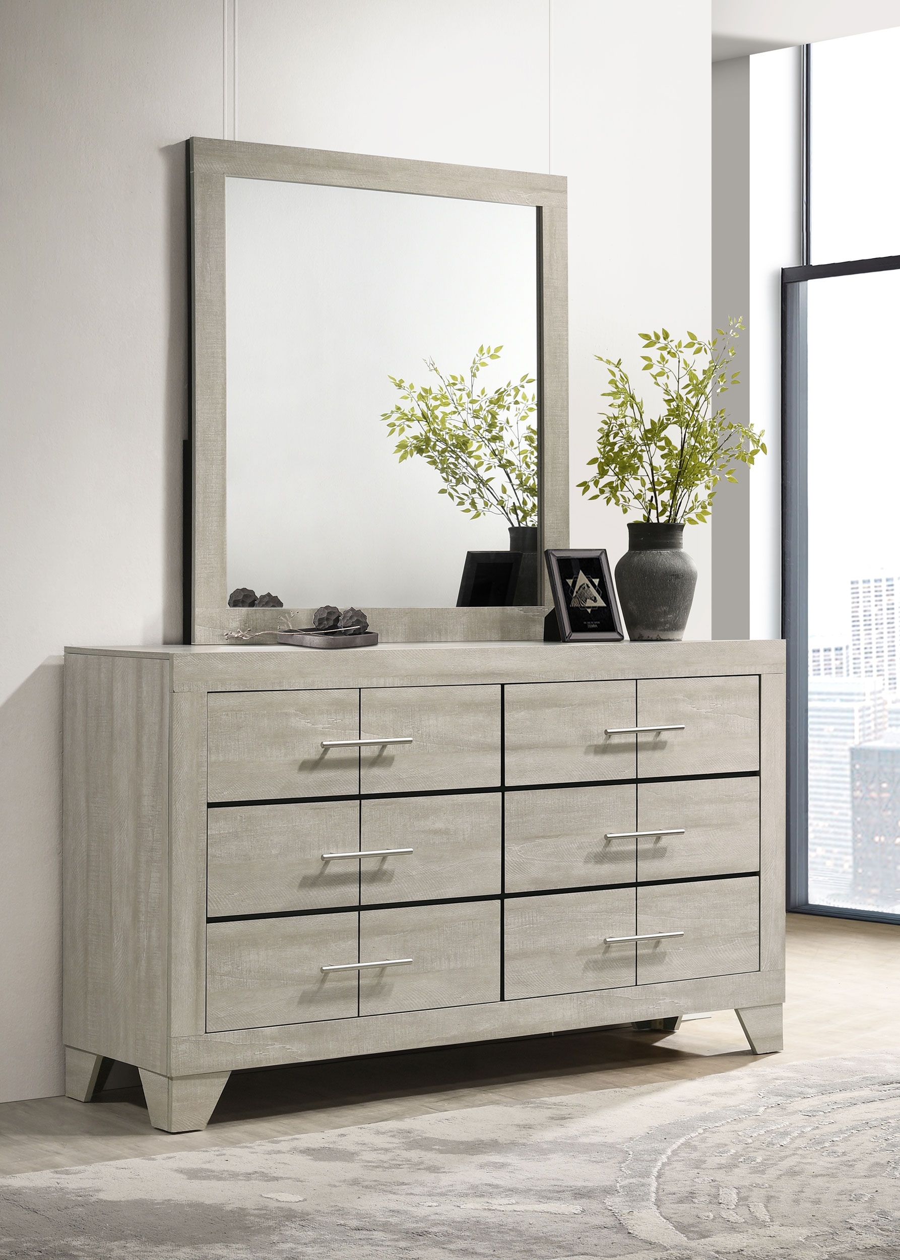 Coaster Trenton Trenton Bedroom Dresser With Mirror