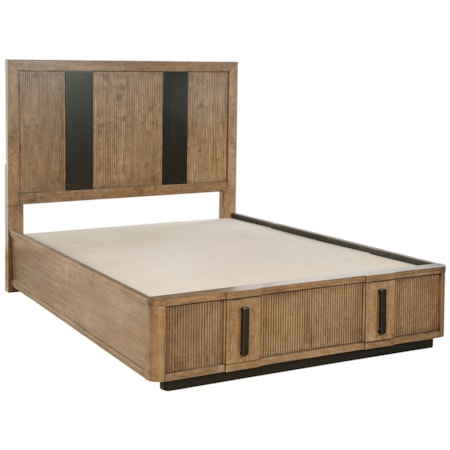 Terrace King Storage Bed Ash