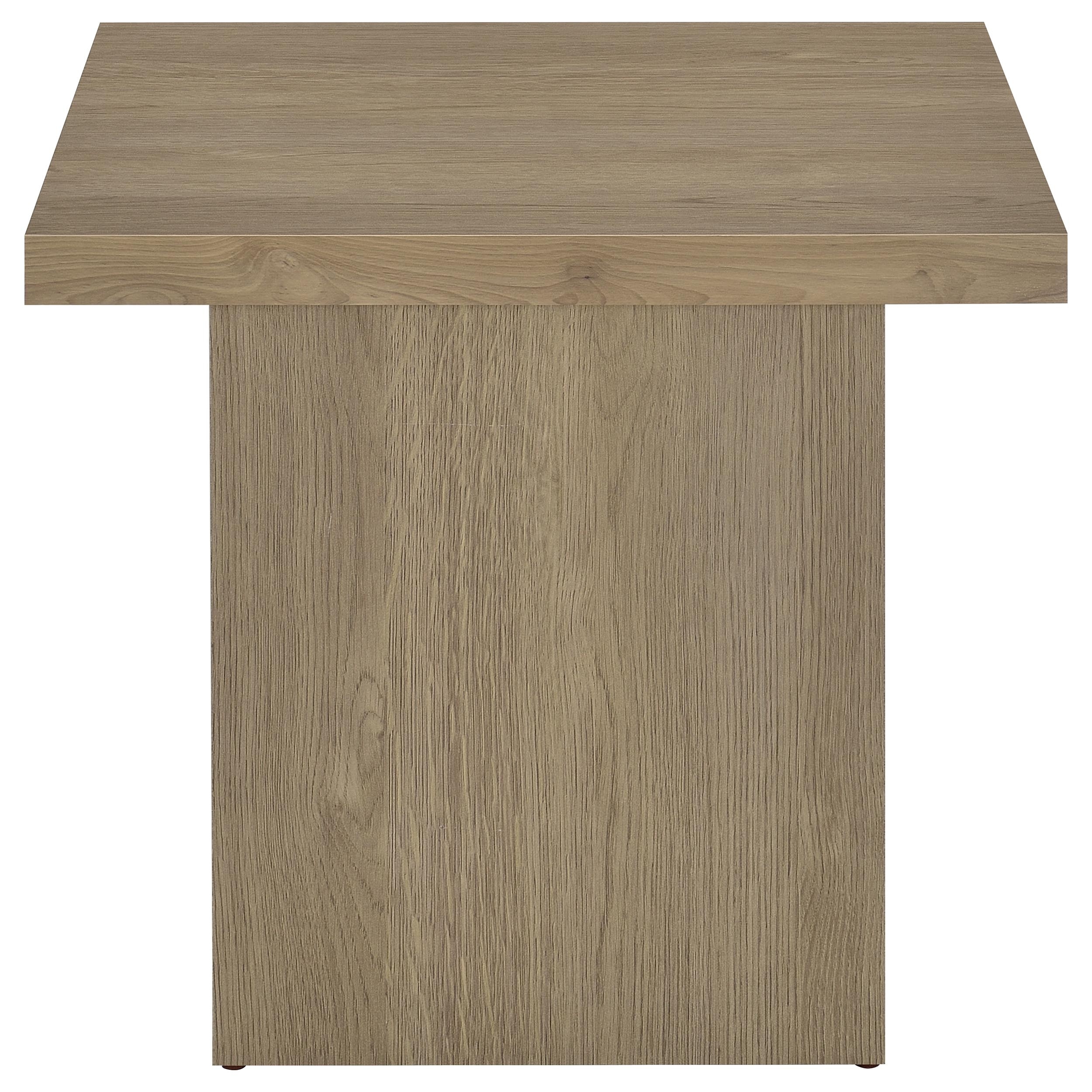 Coaster Devar Devar Cocktail Coffee End Table Set Latte