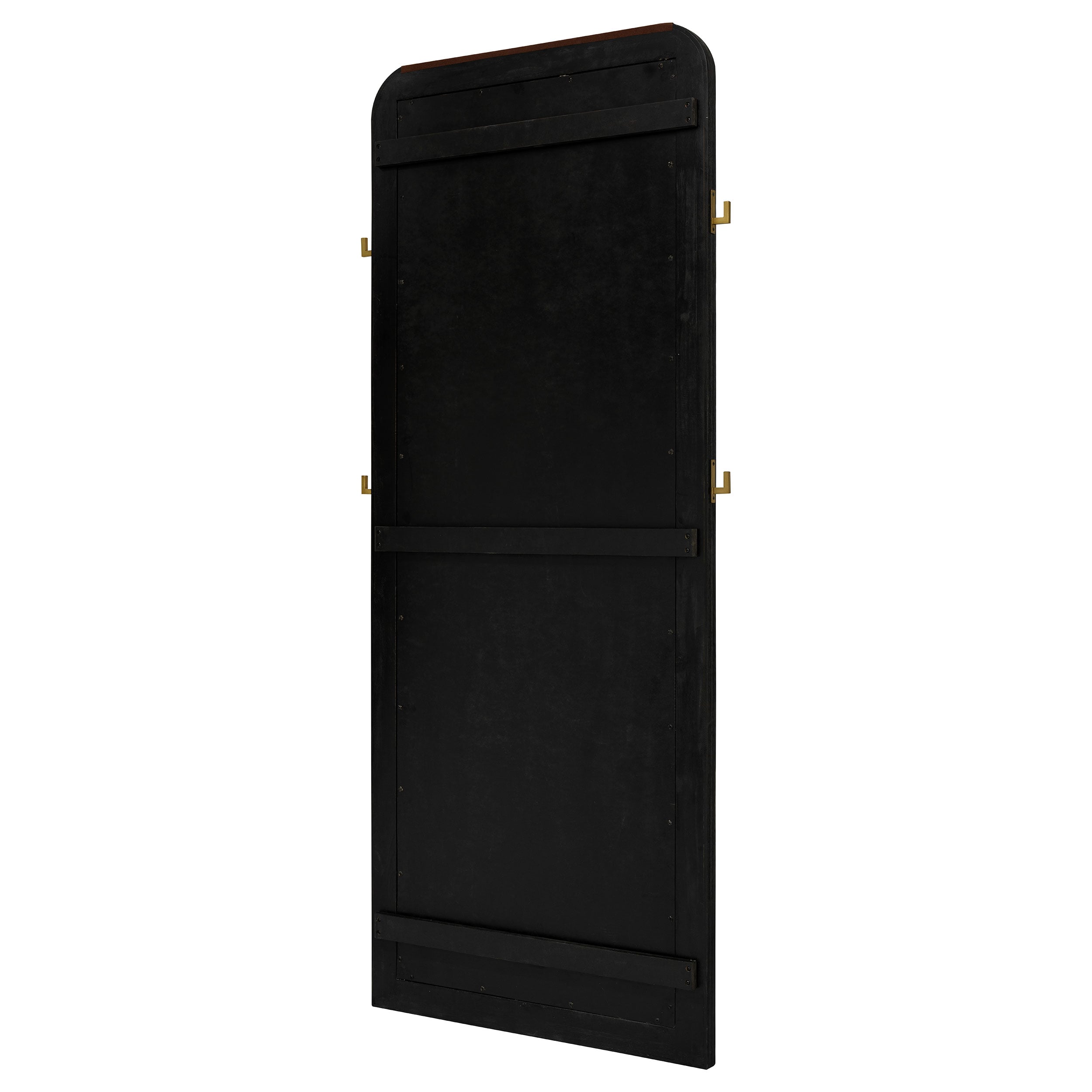Coaster Arini Cane Weave Full Length Standing Floor Mirror