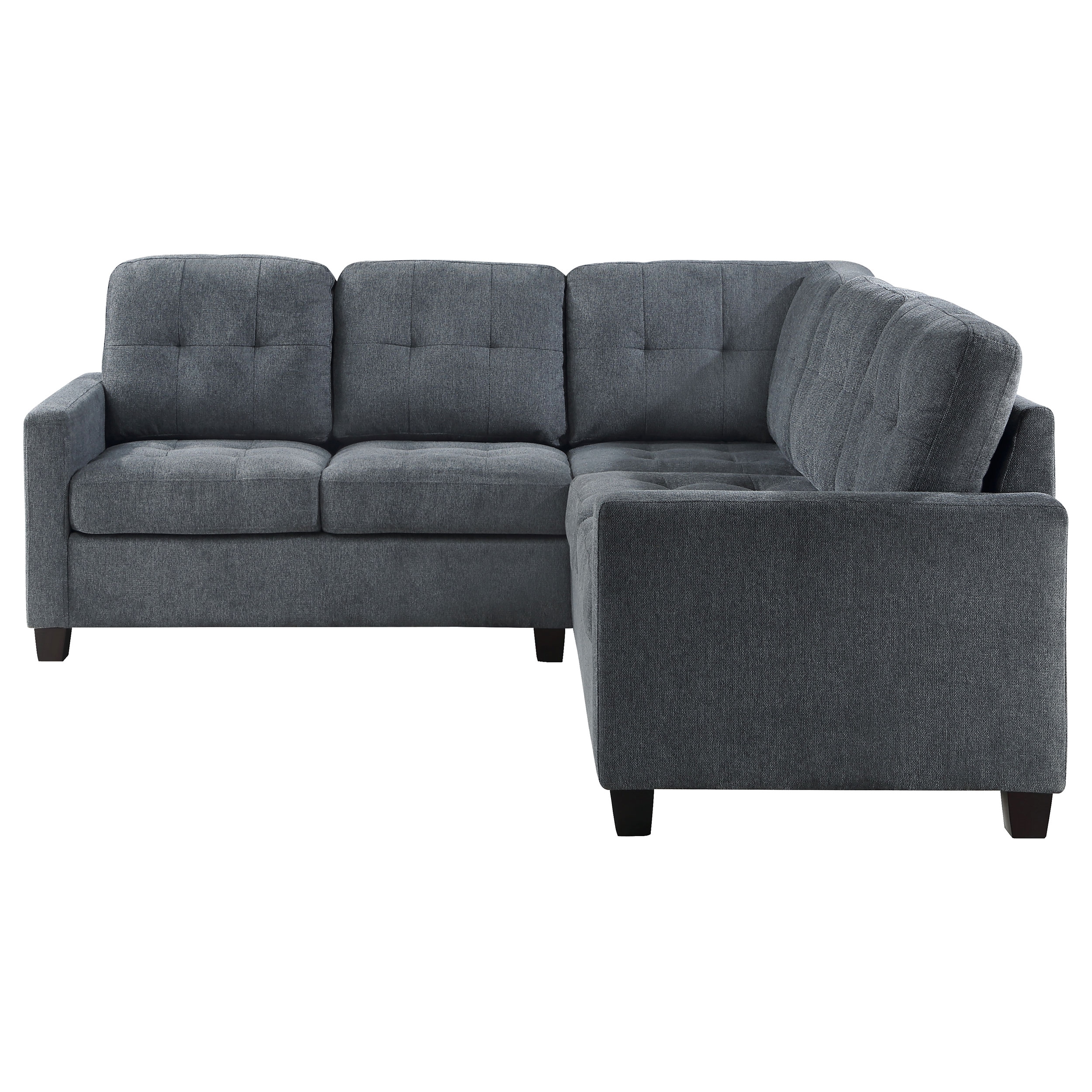 Georgina Sectional Sofa Steel