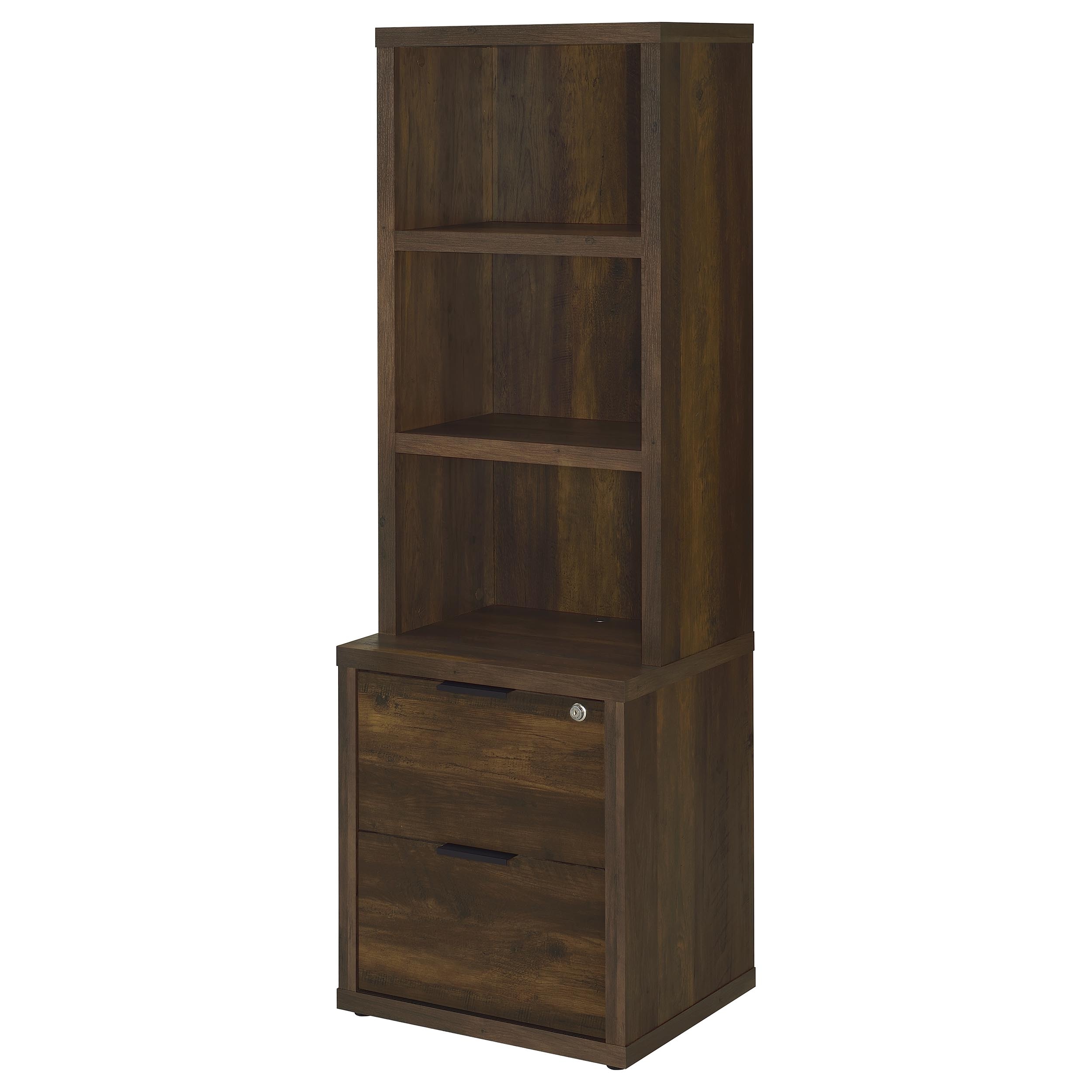 Westpark Bookcase USB and Lockable Drawer