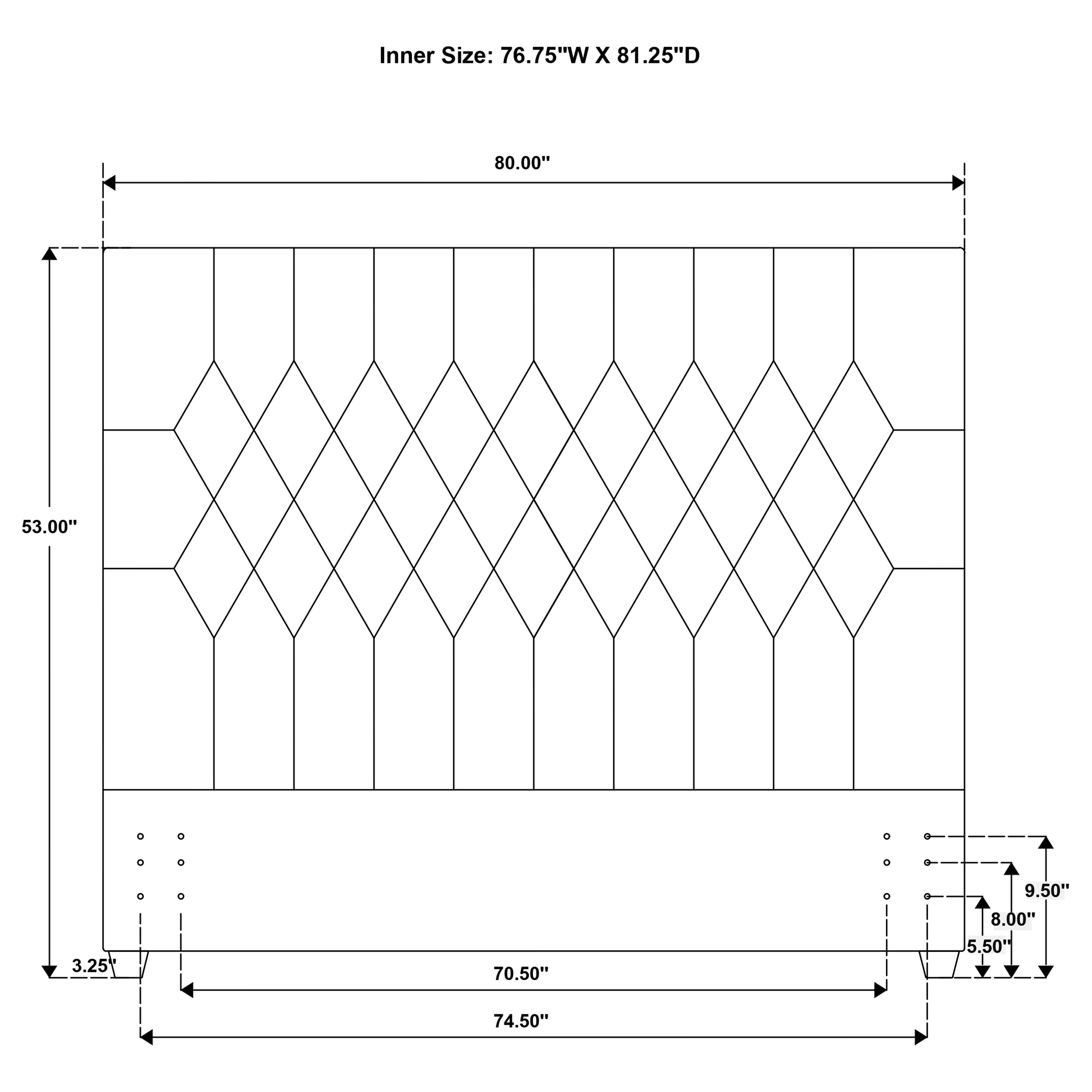 Coaster Chloe Chloe King Panel Headboard Oatmeal