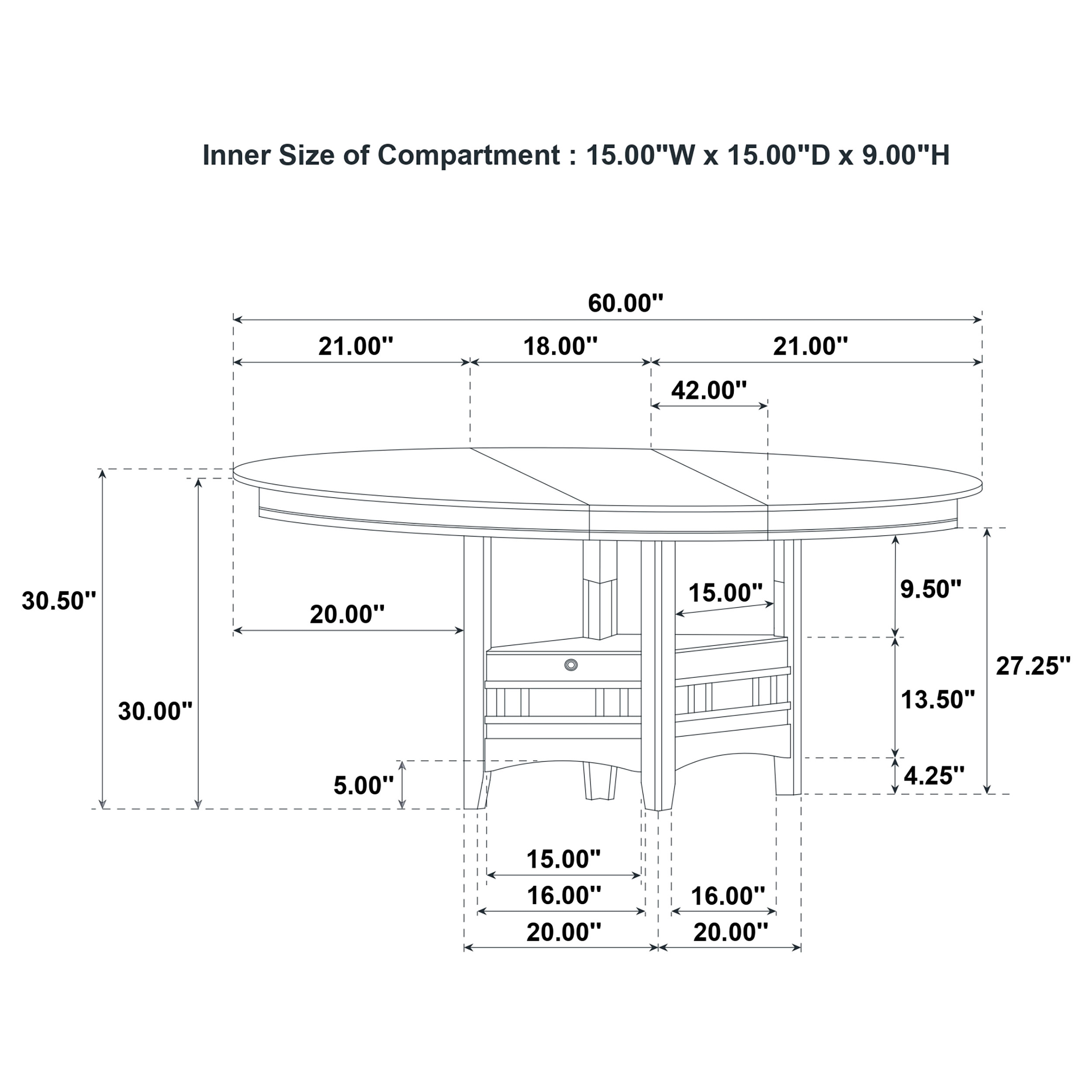 Coaster Lavon Extension Leaf Dining Set