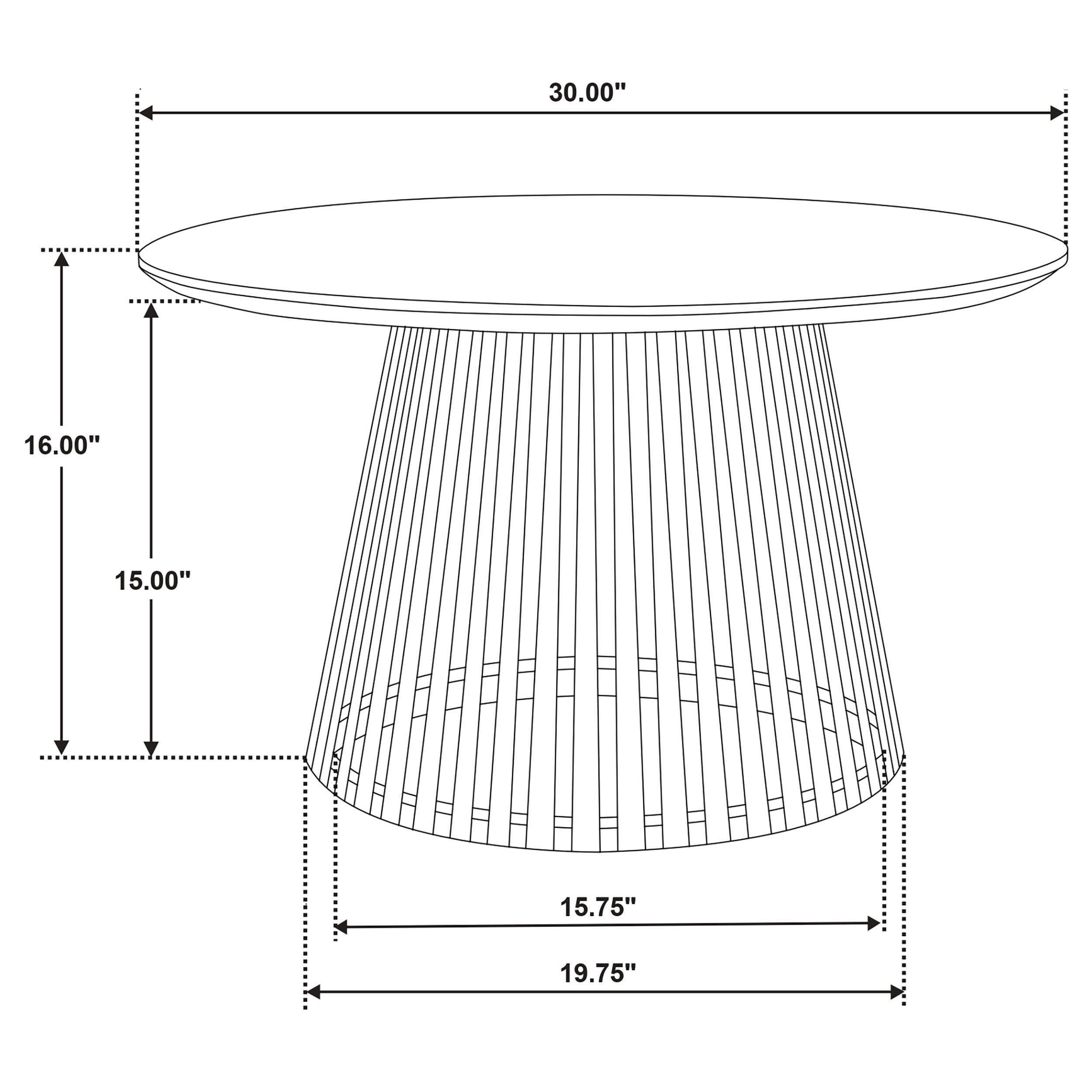 Coaster Touhy Touhy Cocktail Coffee Table