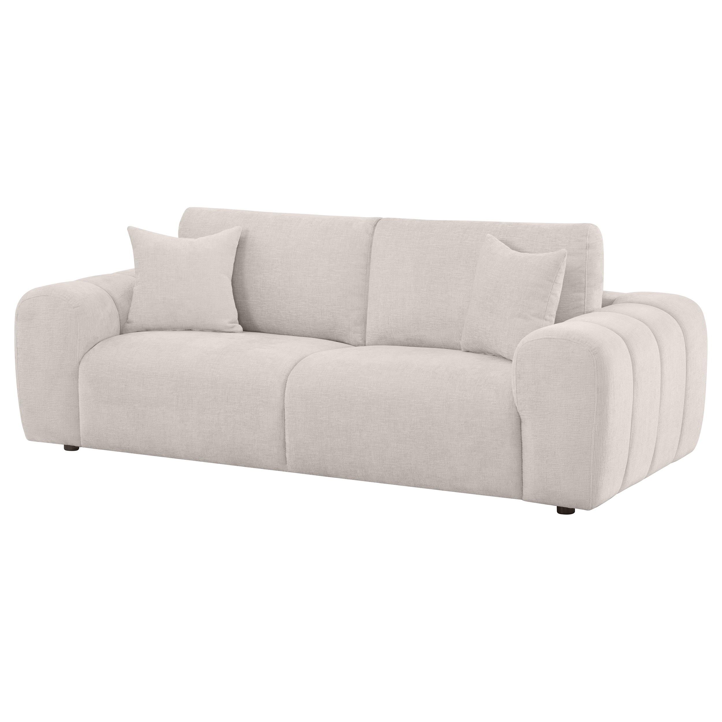 Coaster Burnett Burnett Chenille Wide Arm Sofa