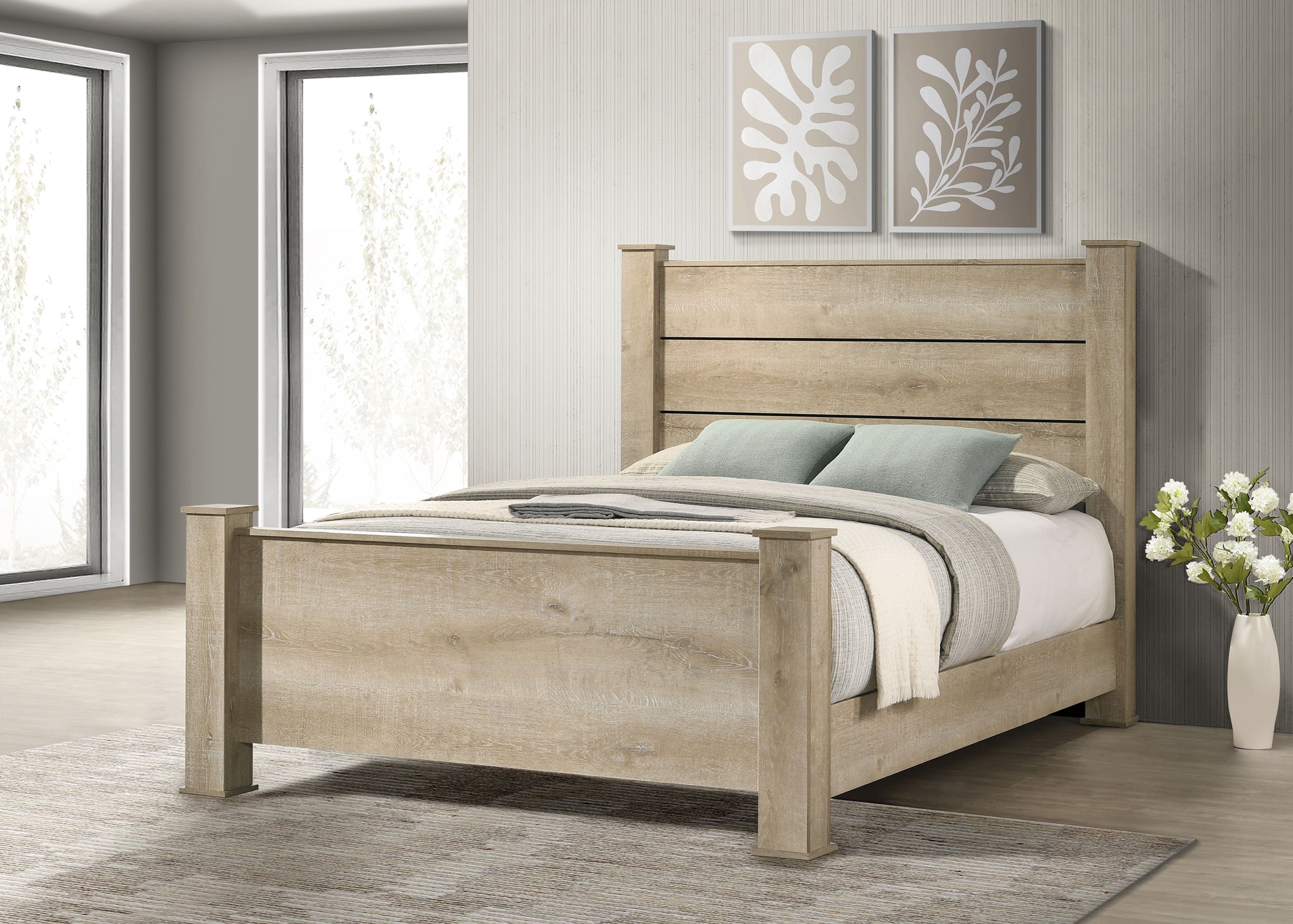 Oakglen 5King Panel Bed
