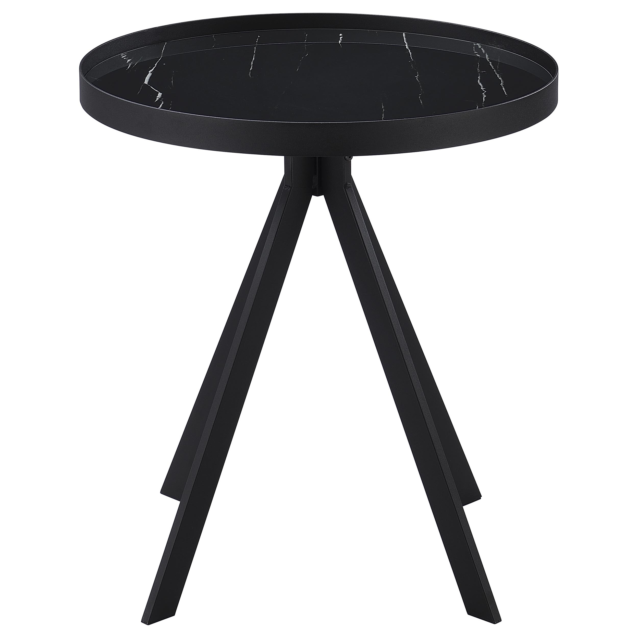 Coaster Briggs Briggs Glass Top End Table