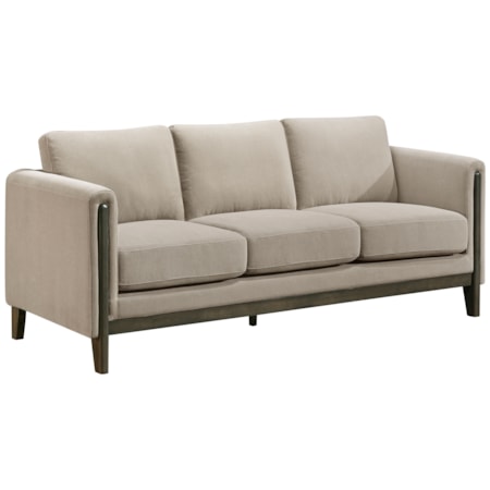 Islington Fabric Panel Arm Sofa