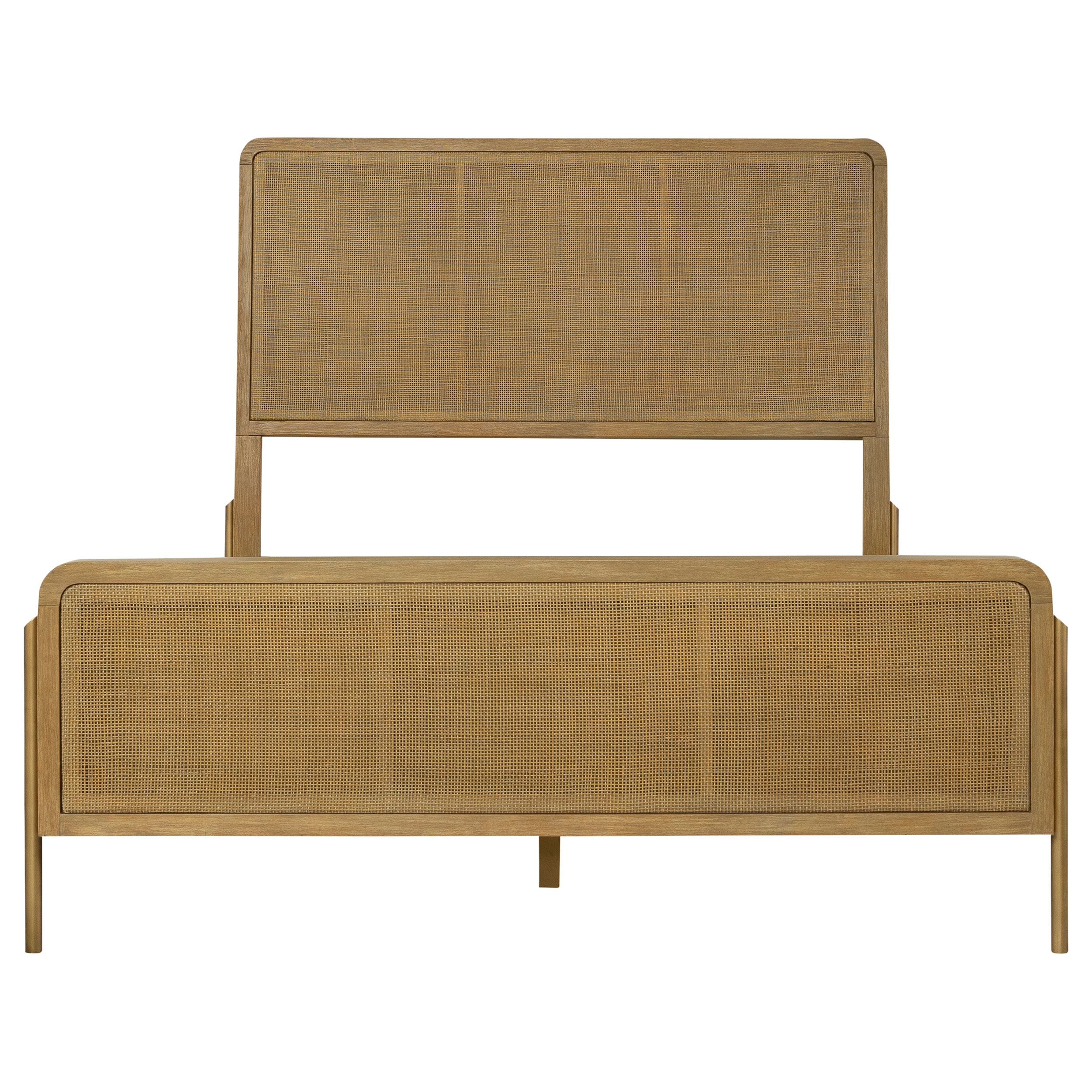 Coaster Arini Rattan Cal King Panel Bed