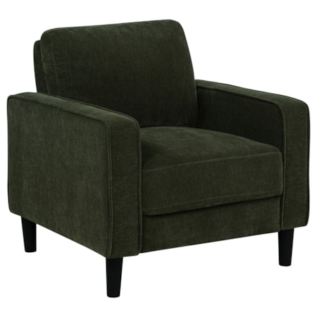 Ruth Fabric Accent Chair Matcha