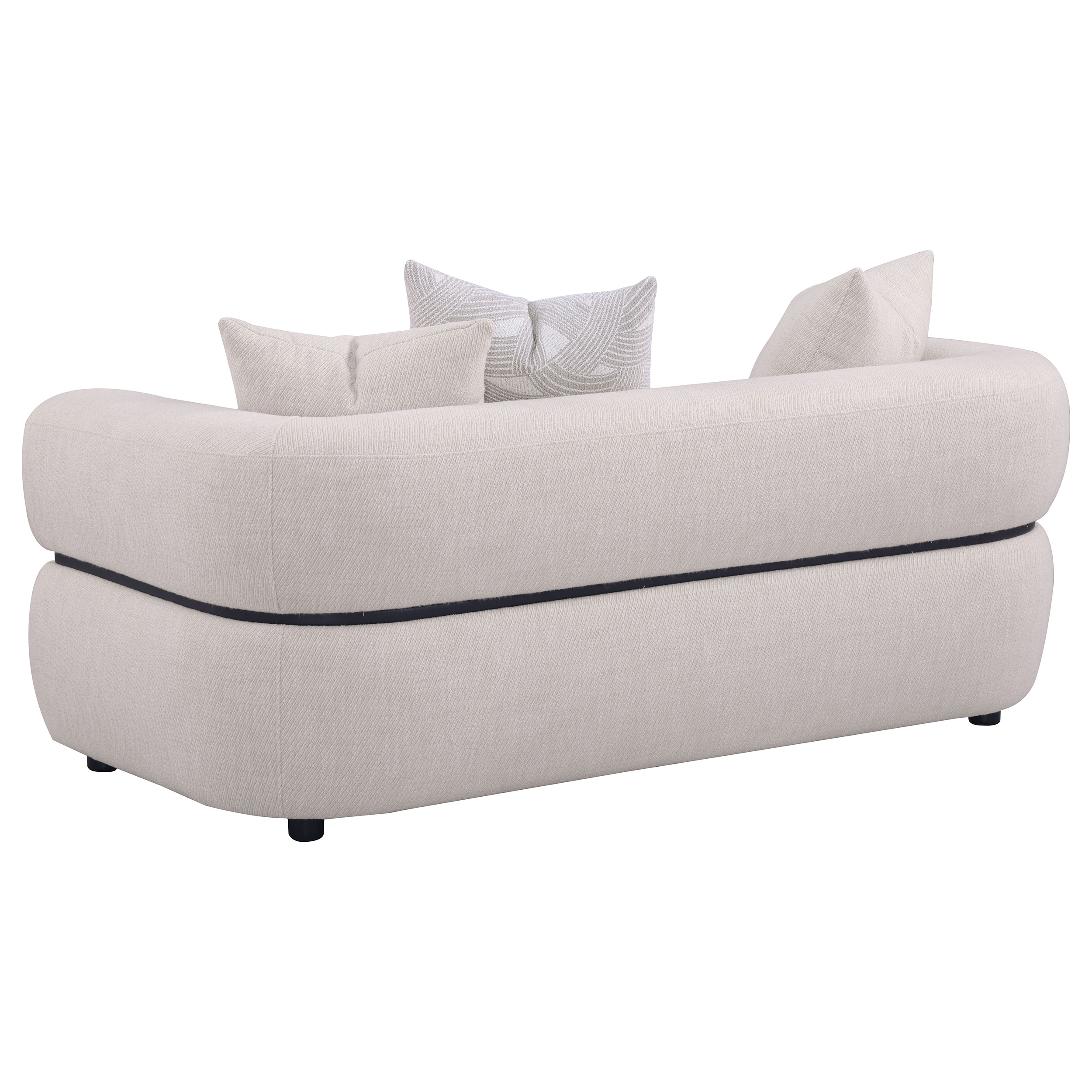 Jeanette Fabric Arm Sofa Set