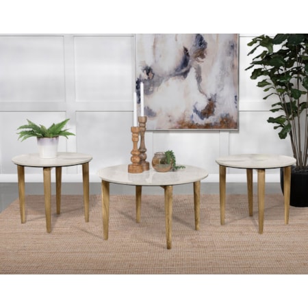 Aldis Coffee End Table Set