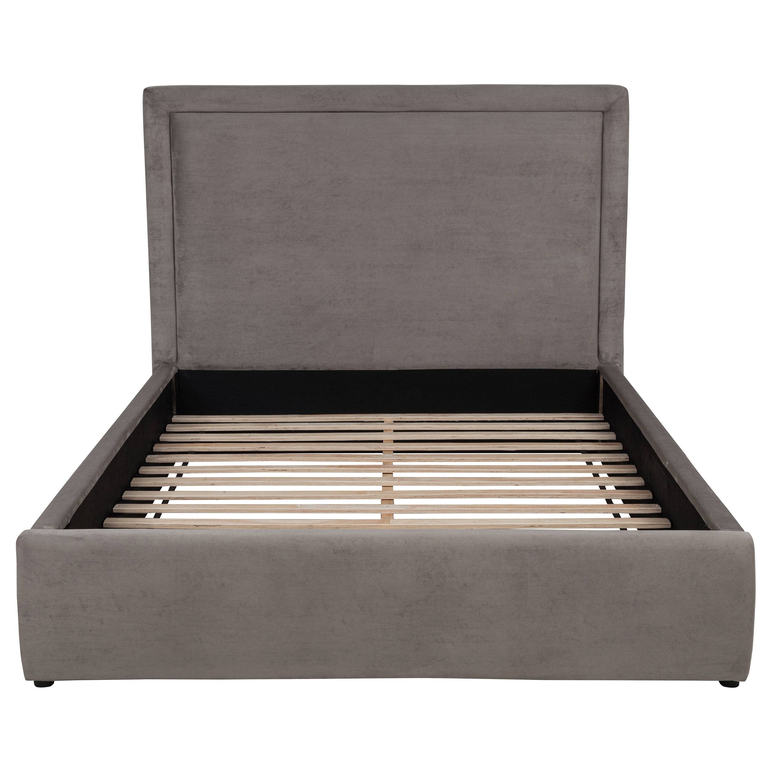 Lawson Full Panel Platform Bed Mushroom
