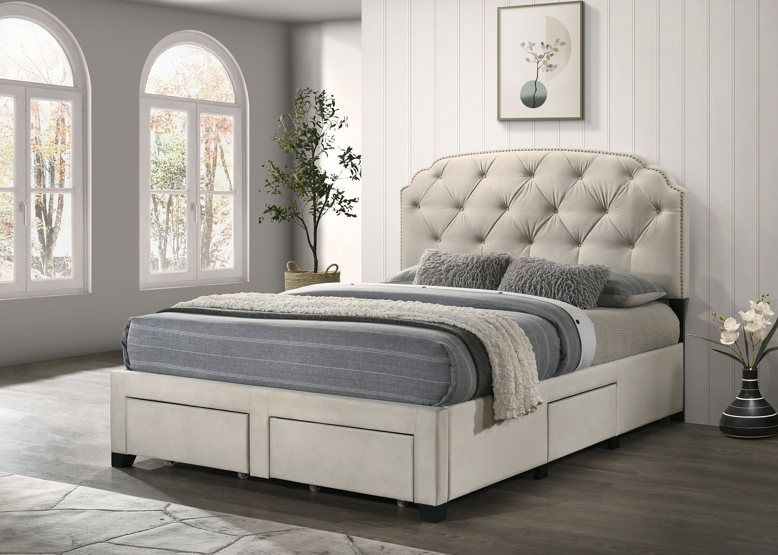 Marianna 4-drawer Full Storage Bed