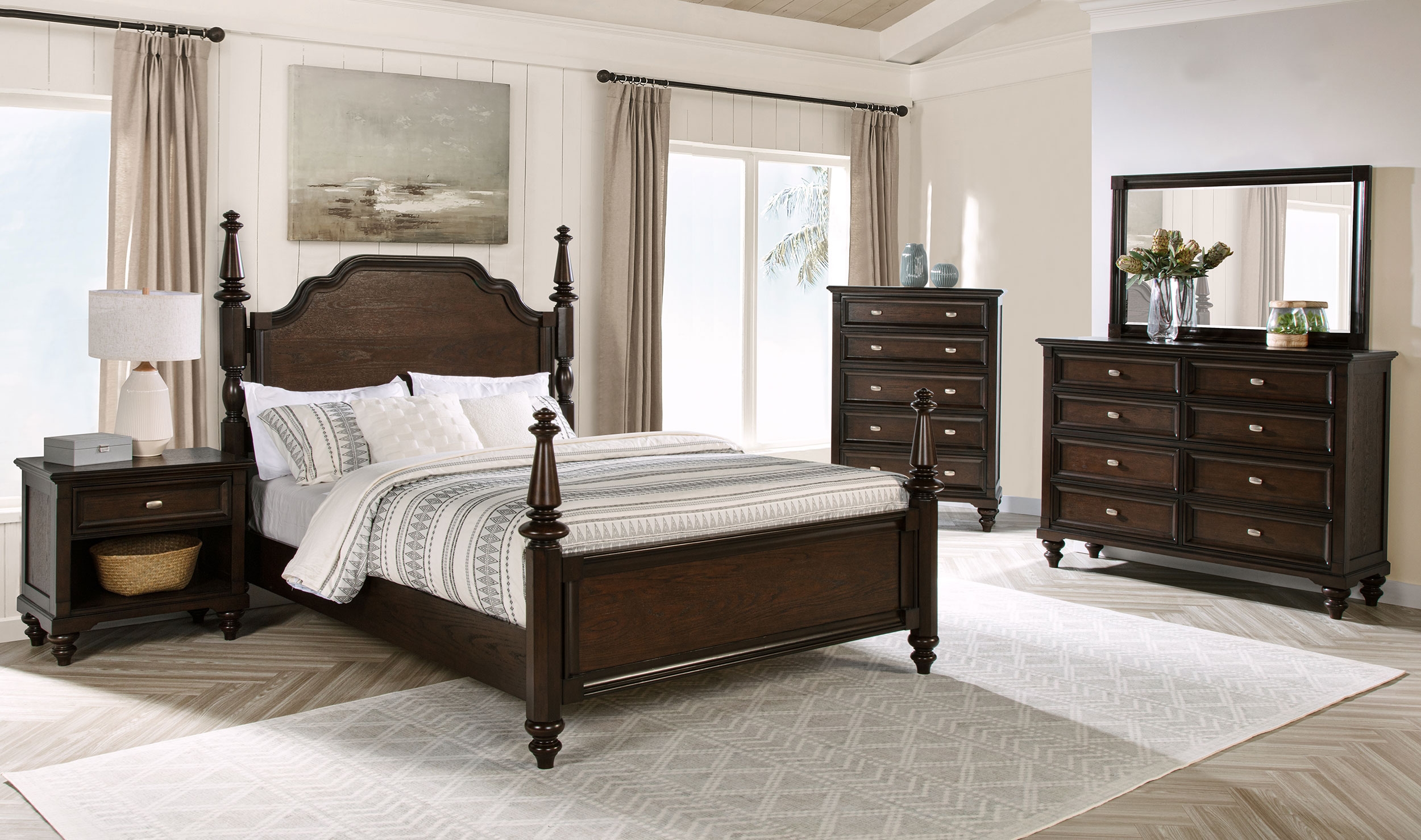 Coaster Andover Andover 6Four Poster King Bed