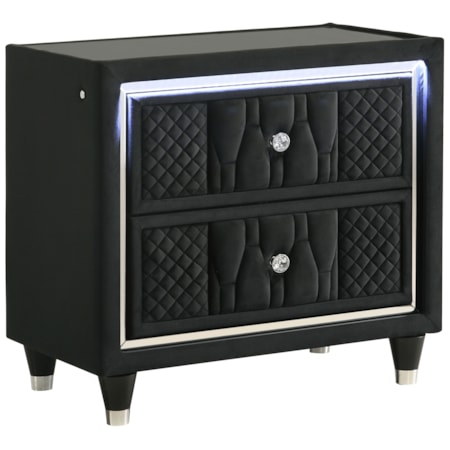Lorient LED Nightstand w/ USB