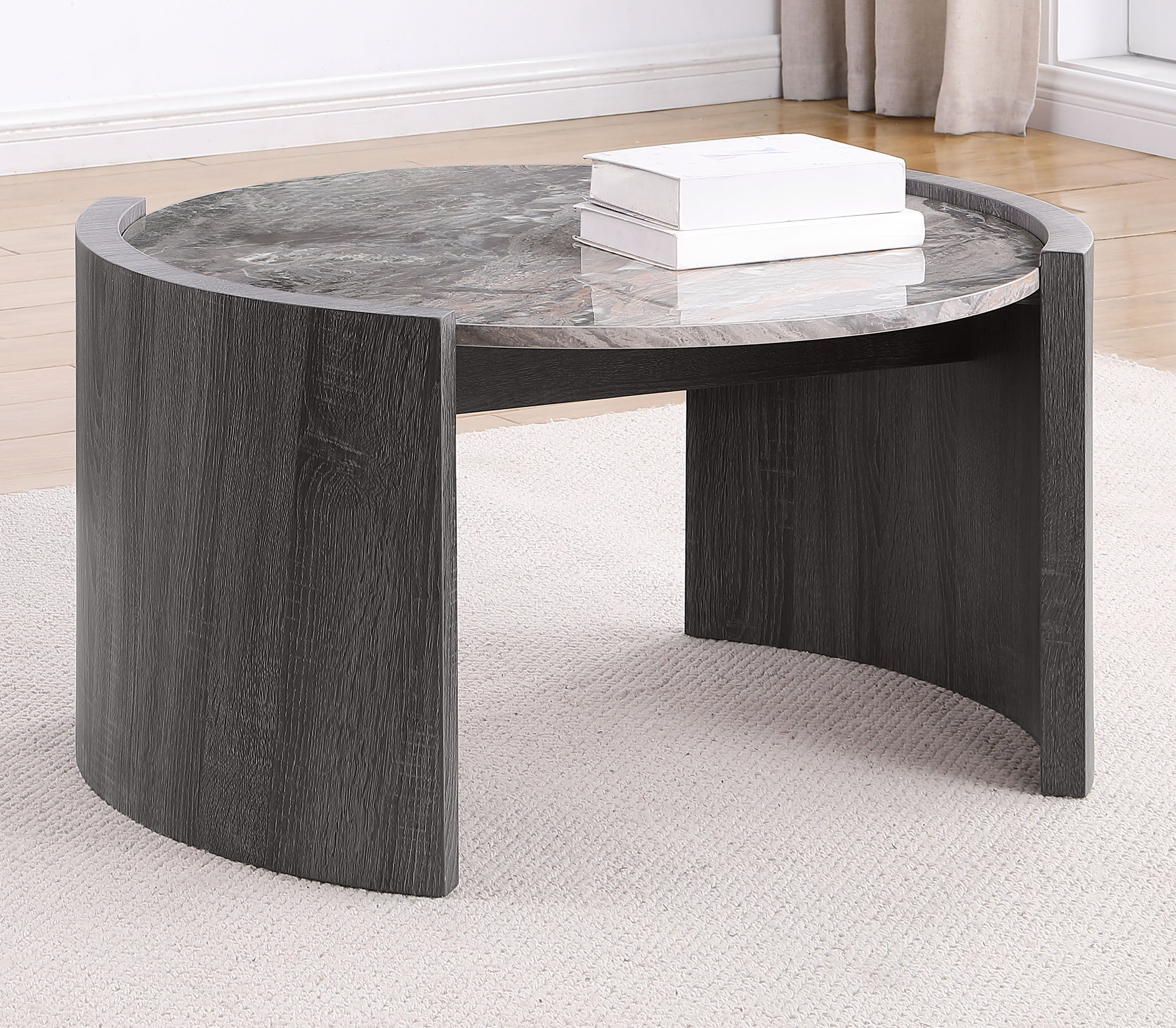 Gladstone Faux Marble Top Coffee Table