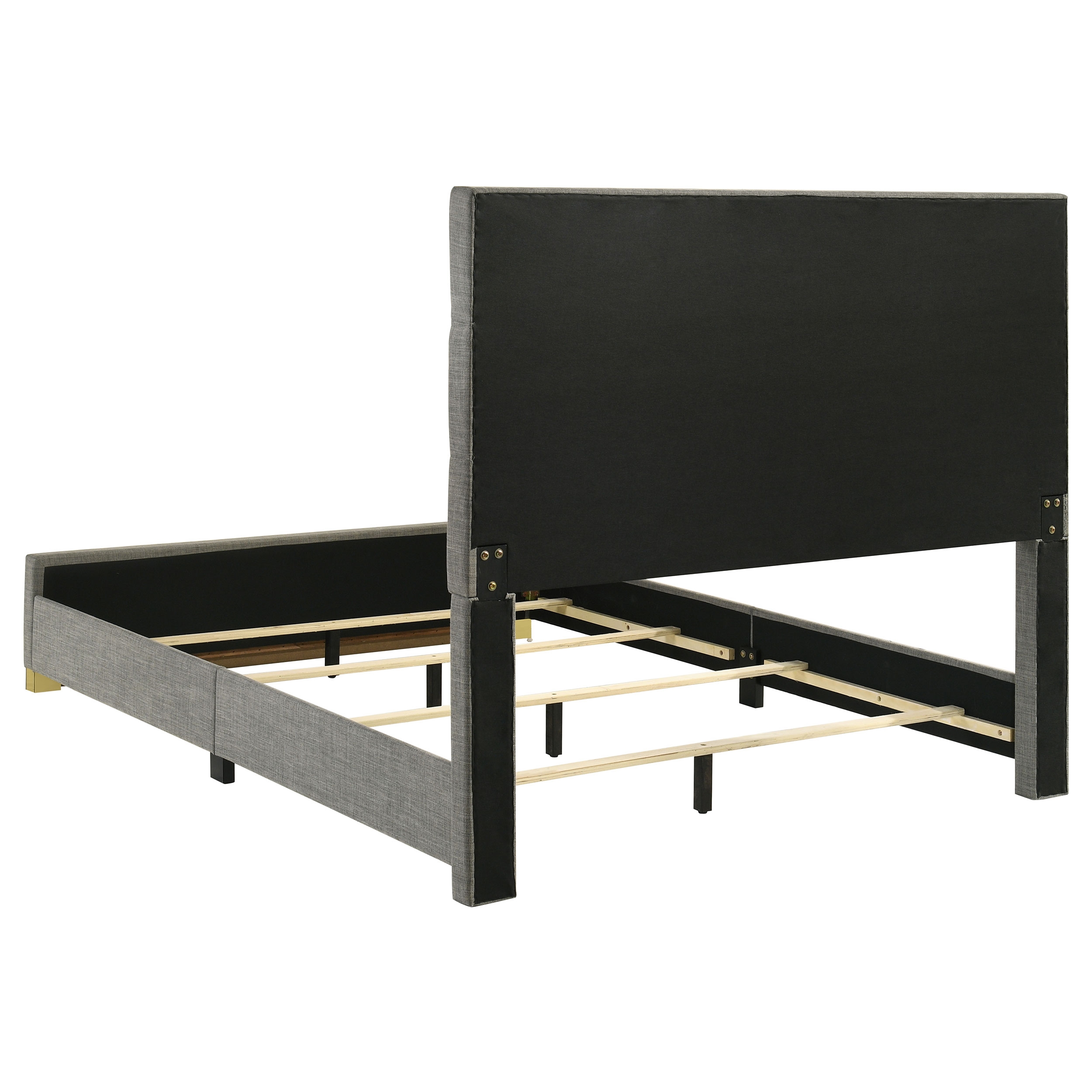 Ines Fabric King Panel Bed