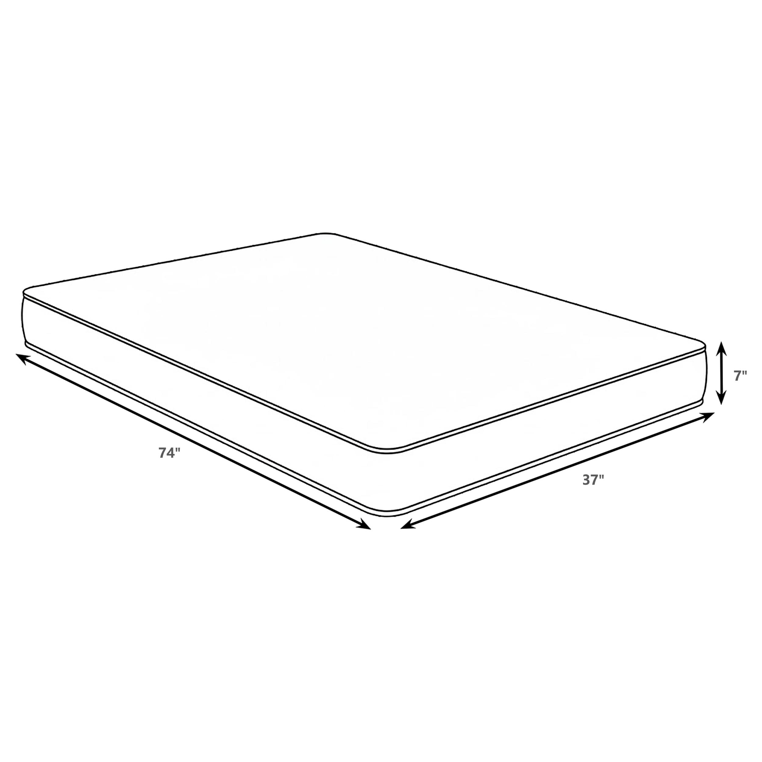 Quimby Twin Innerspring Foam Mattress