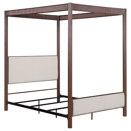 Zimmerlee 8Queen Canopy Bed Rust