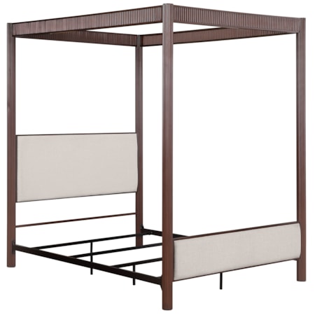 Zimmerlee 8King Canopy Bed Rust