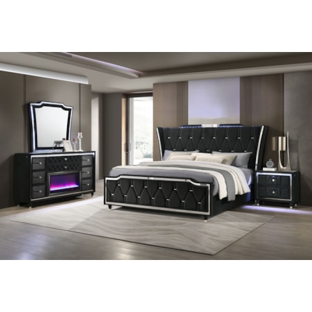 Lorient 4-piece King Bedroom Set