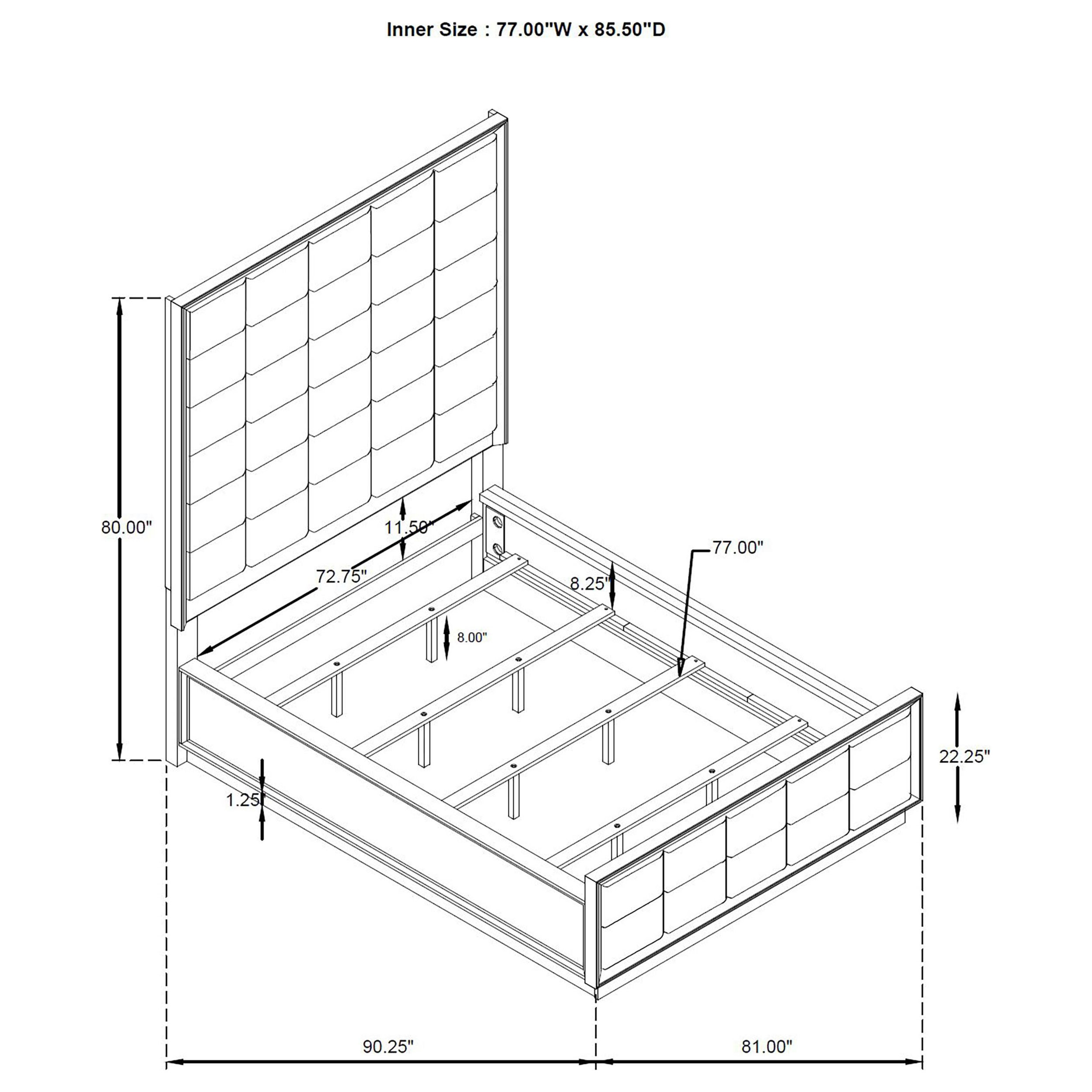 Coaster Durango Cal King Panel Bed