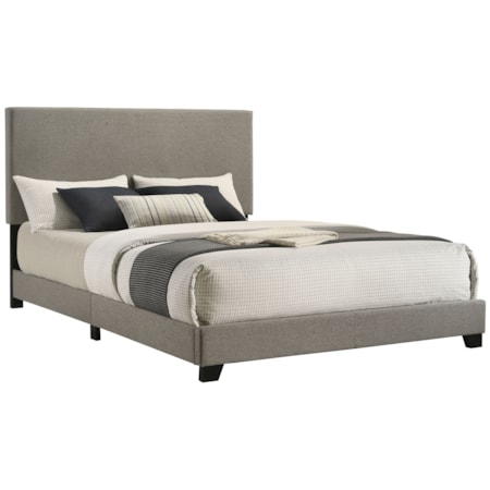 Fabric Queen Panel Bed