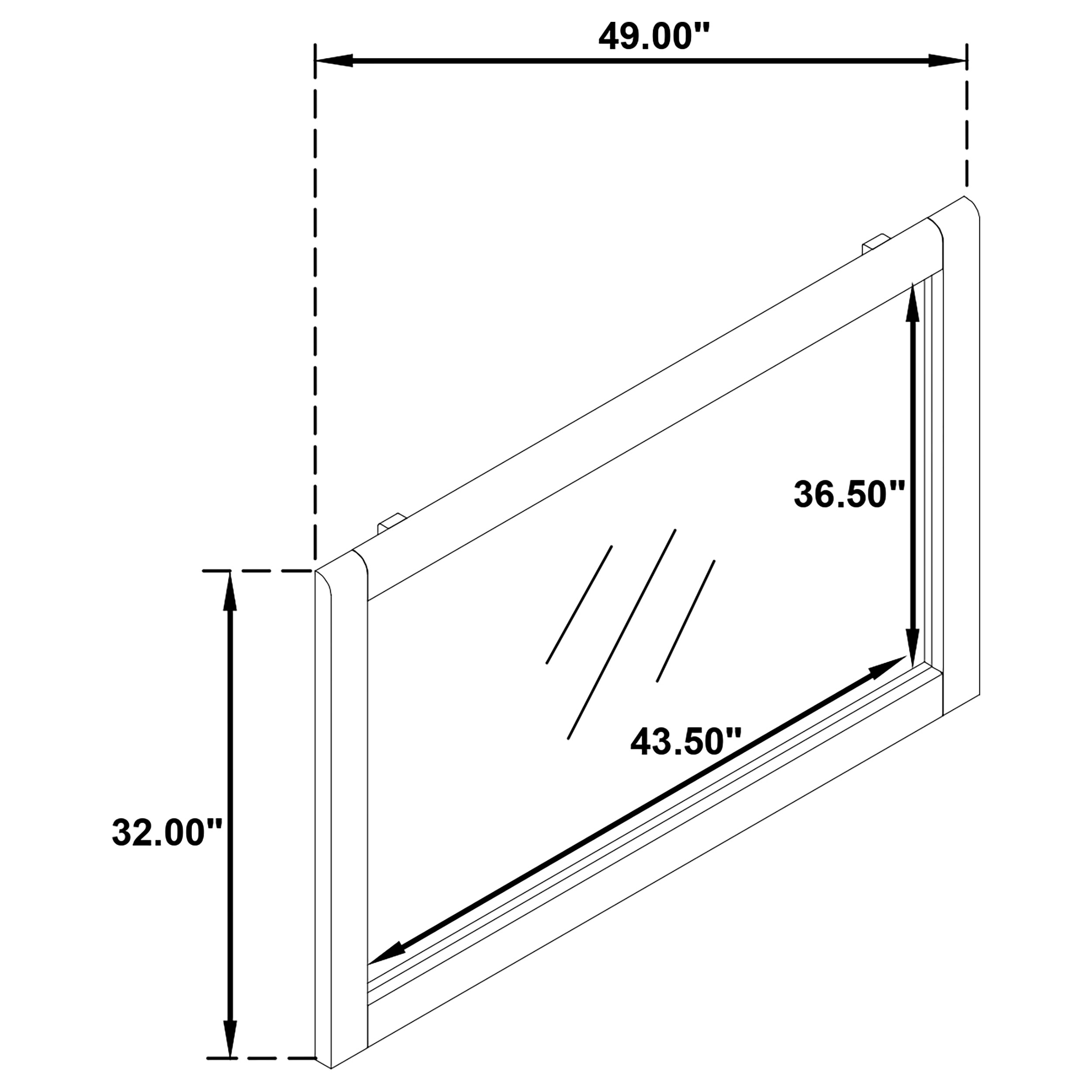 Coaster Maderia Maderia Dresser Mirror