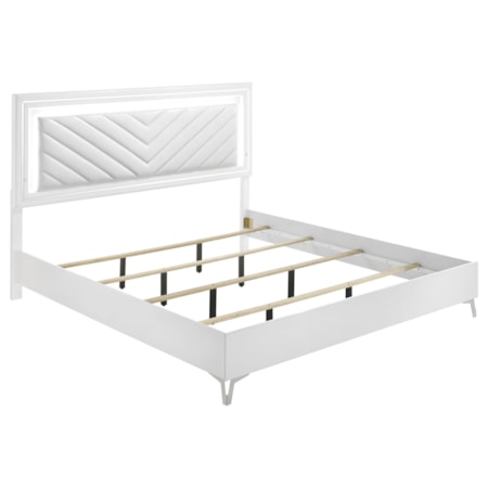 Cassia King LED Panel Bed