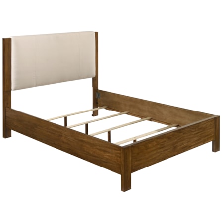 Adderley Queen Wood Panel Bed and Warm