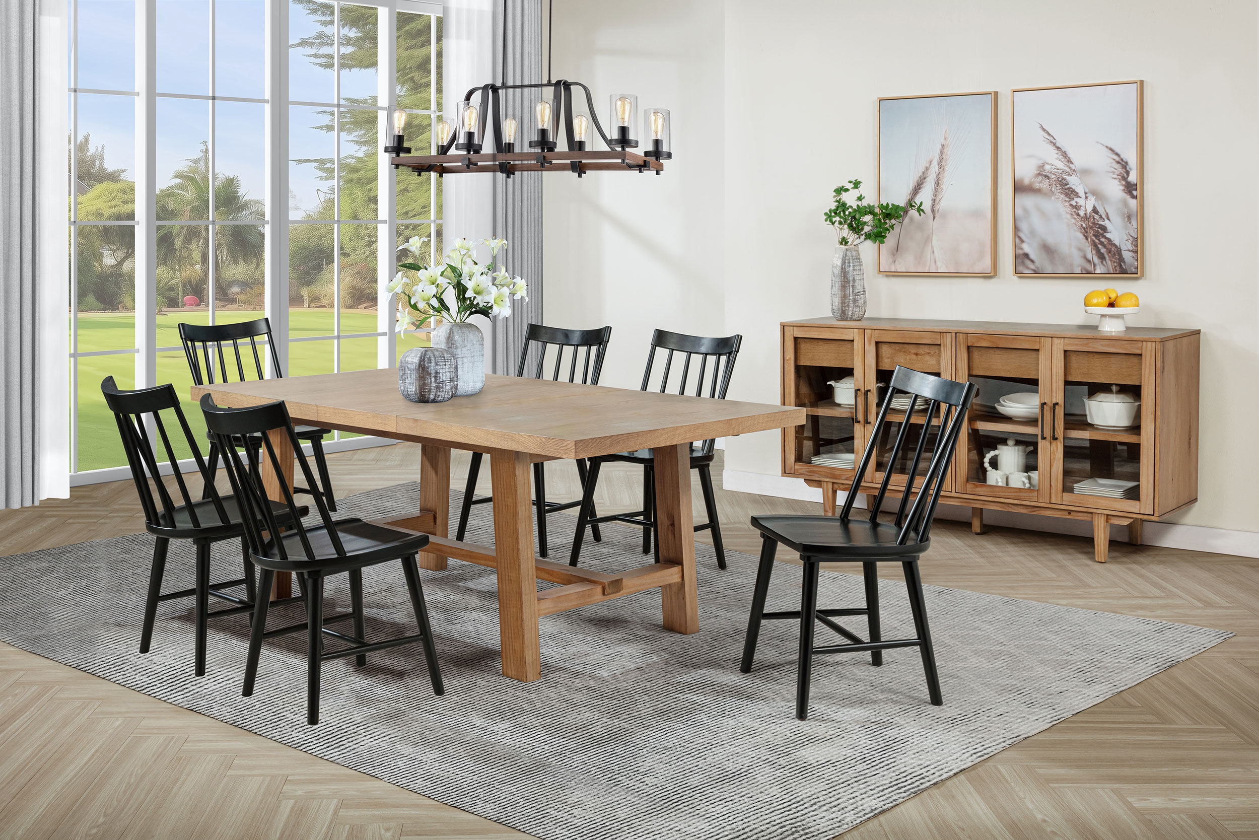 Middleton Extension Leaf Dining Set