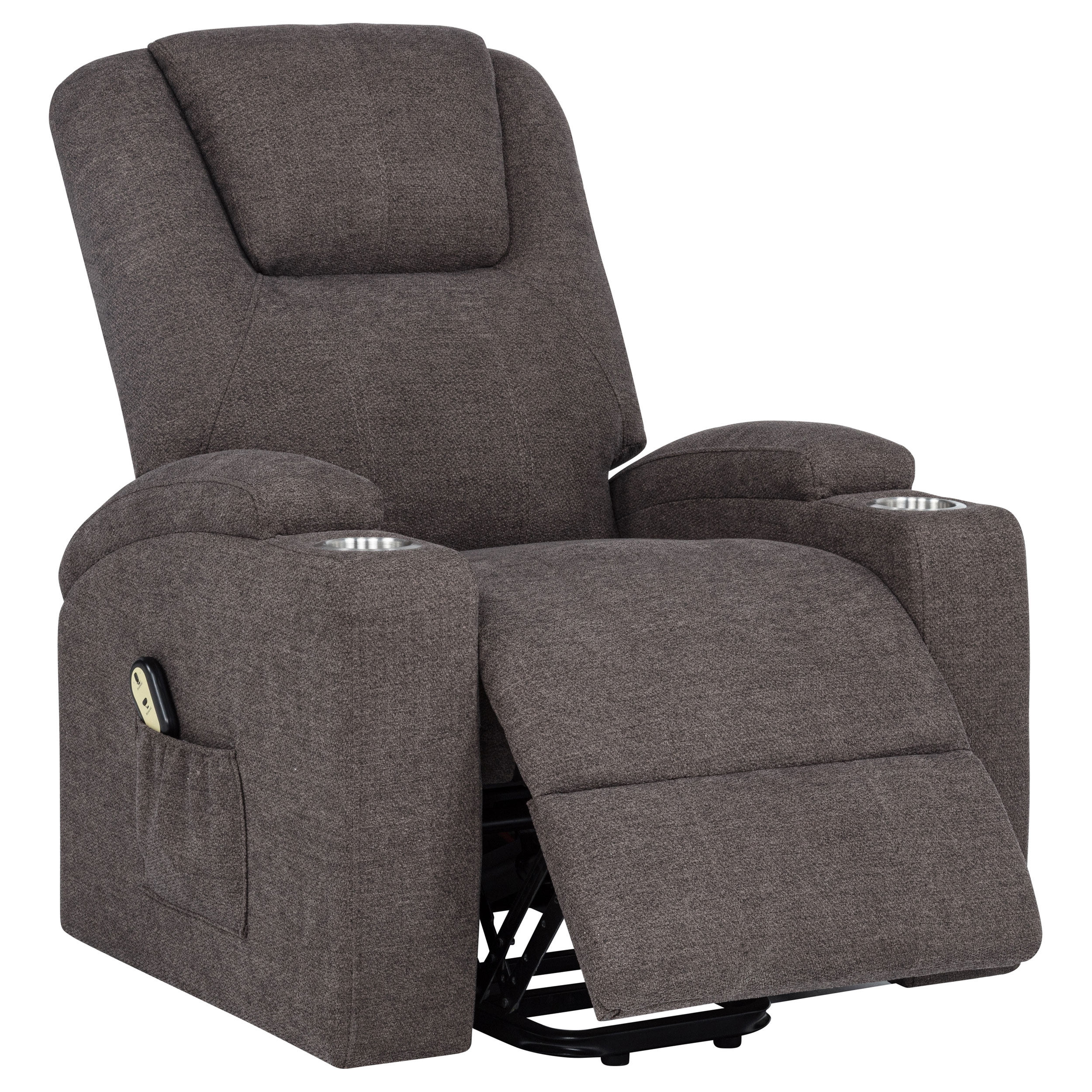 Coaster Louie Louie Chenille Power Lift Massage Chair