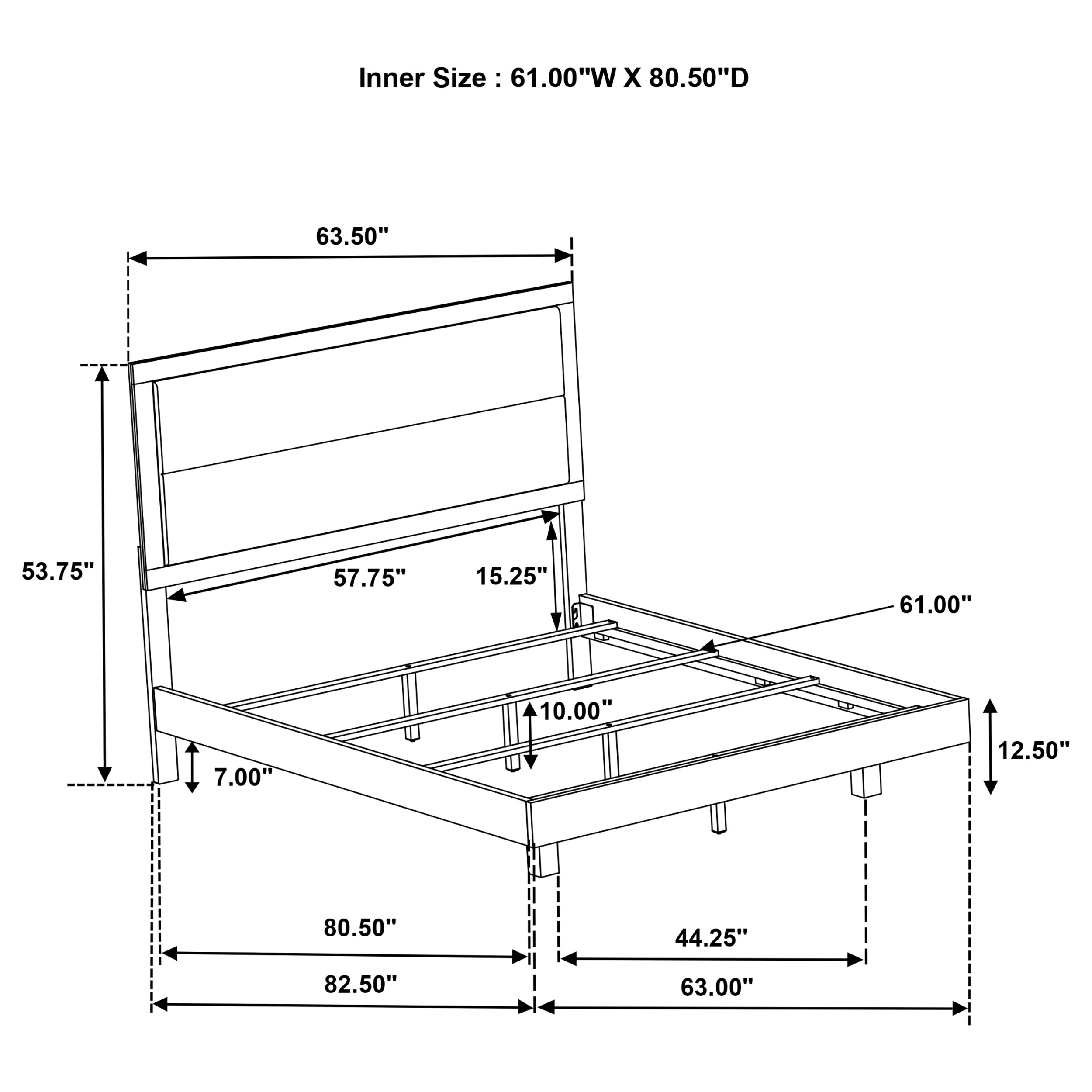 Coaster Trenton Trenton Wood Queen Panel Bed