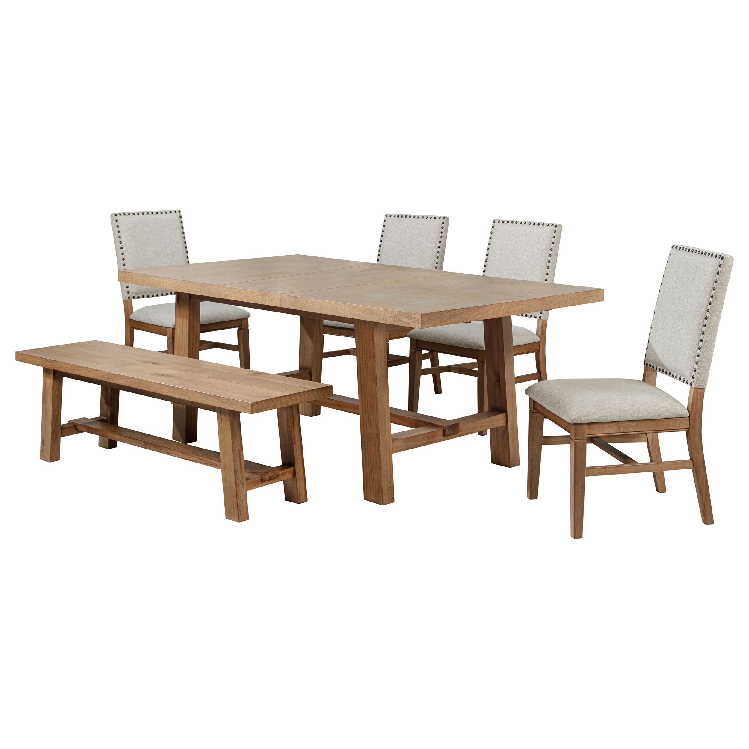 Coaster Middleton Middleton Extension Leaf Dining Set