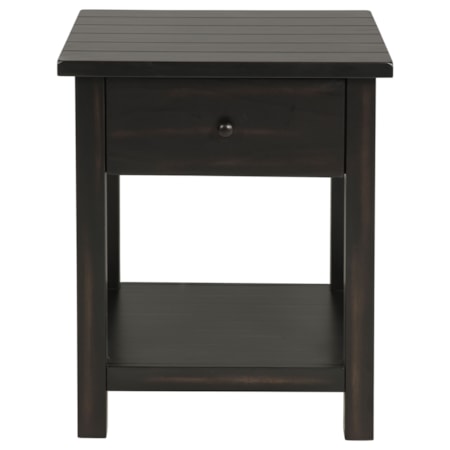 STUART JAVA END TABLE WITH DRAWER |