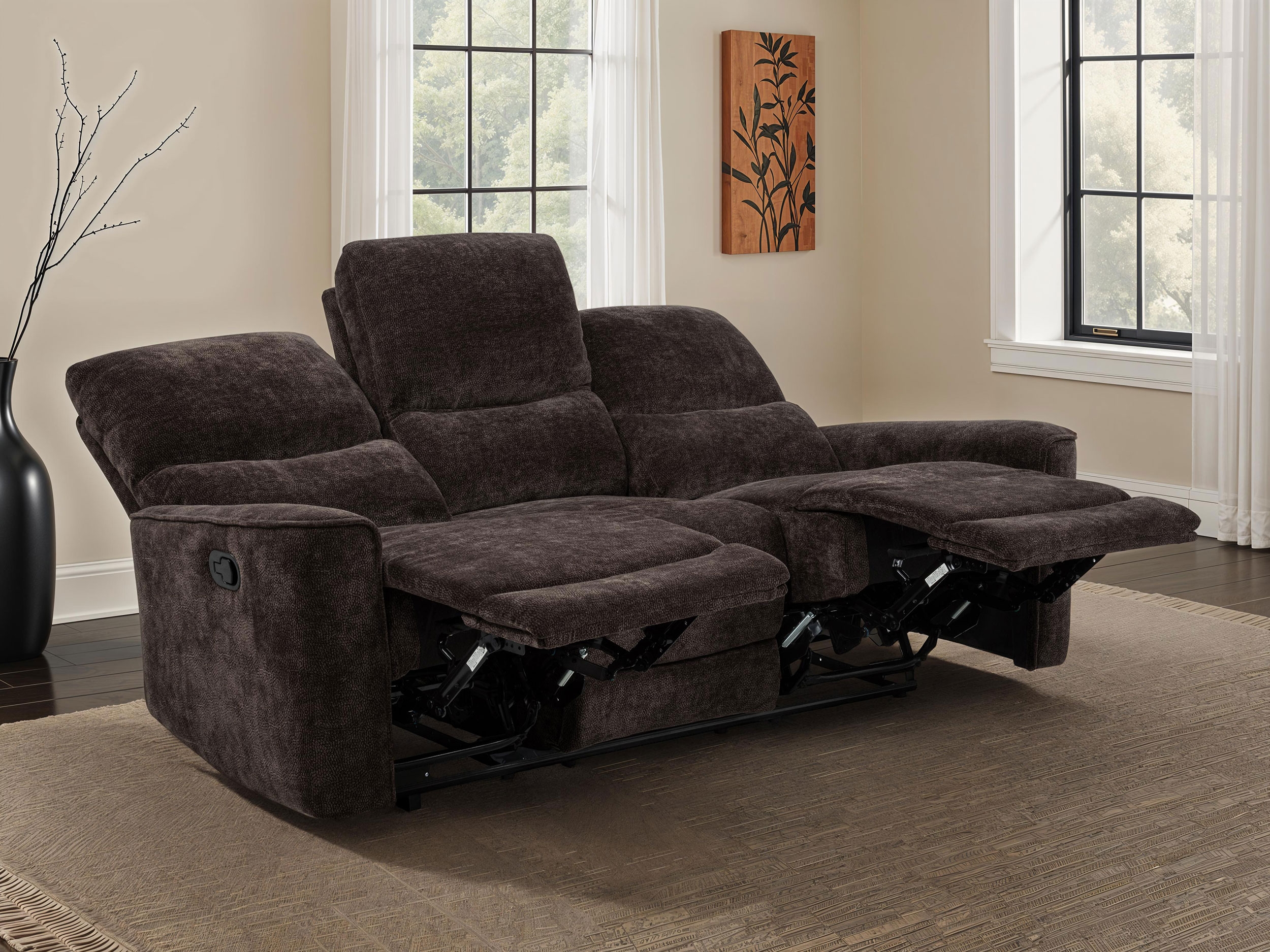 Navarro Chenille Reclining Sofa