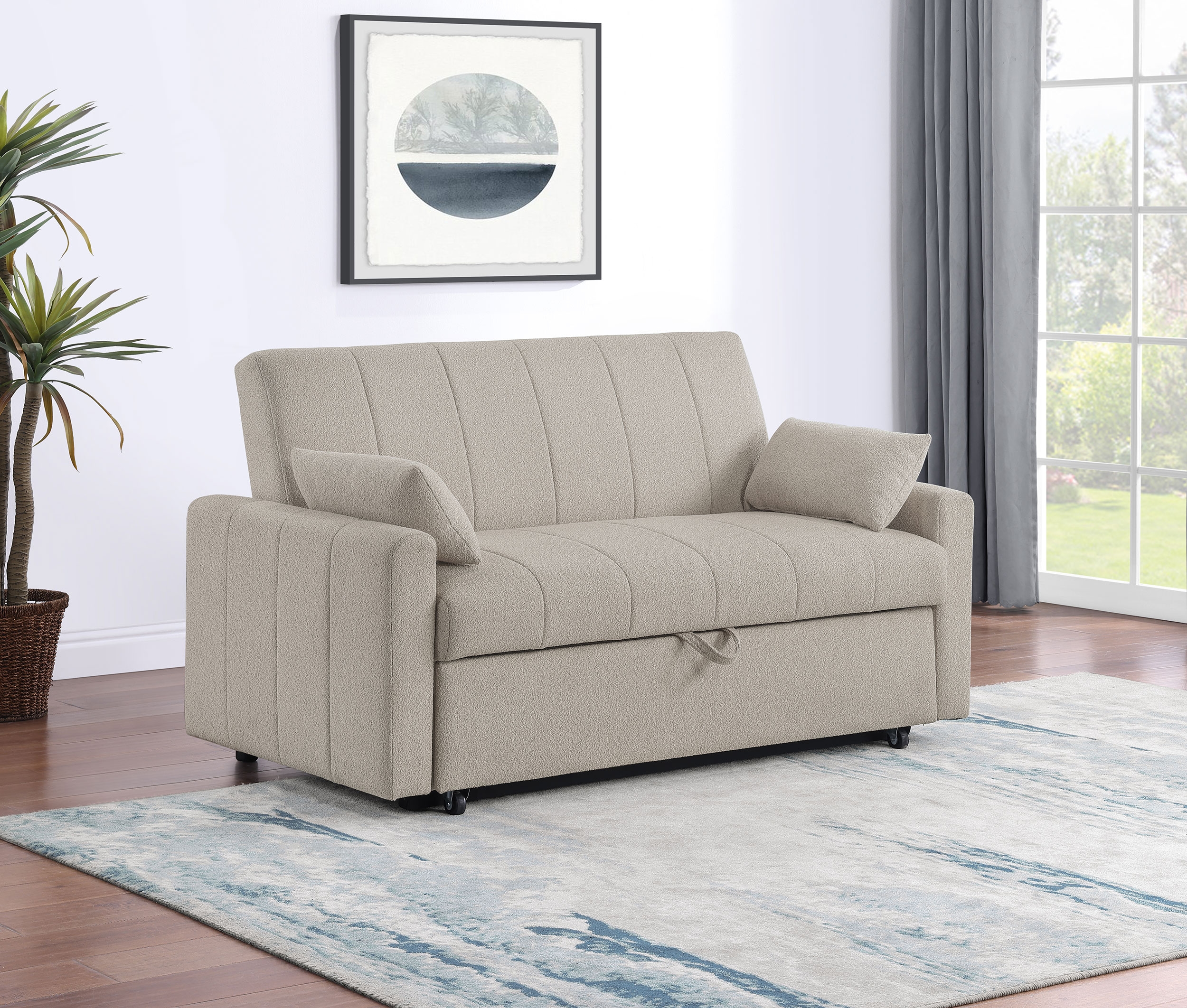 Portland Sleeper Sofa Bed Latte