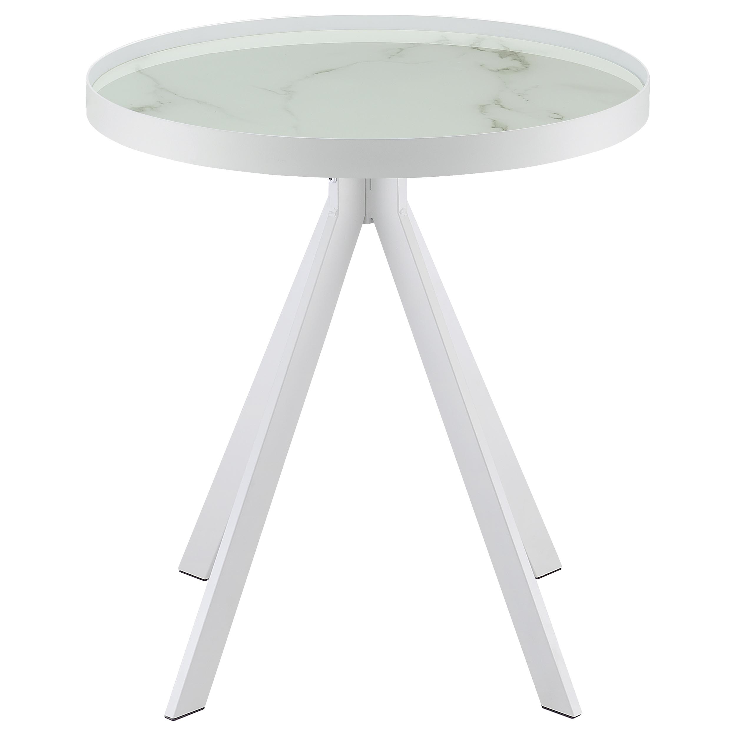 Coaster Briggs Briggs Glass Top End Side Table