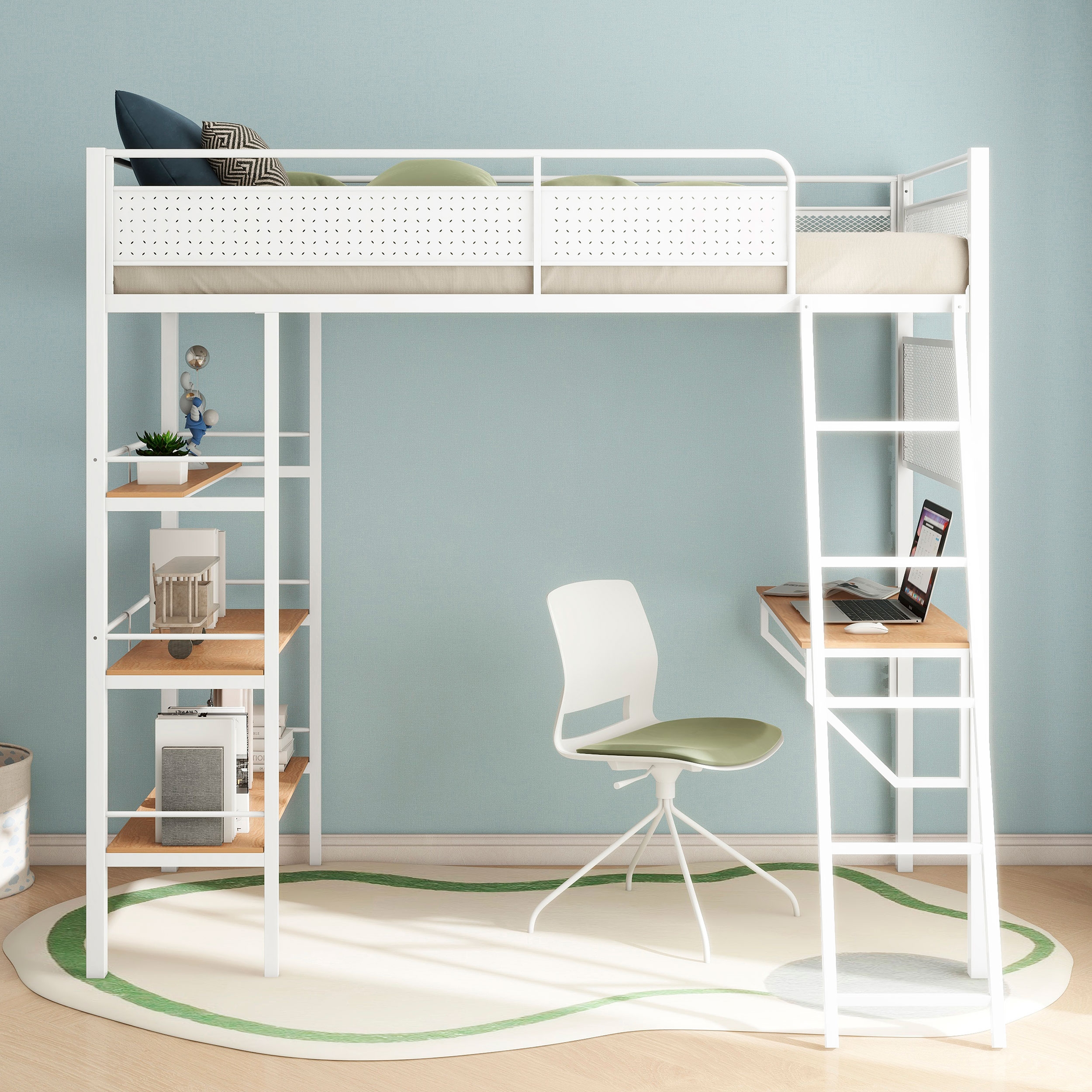 Campus Twin Workstation Loft Bed