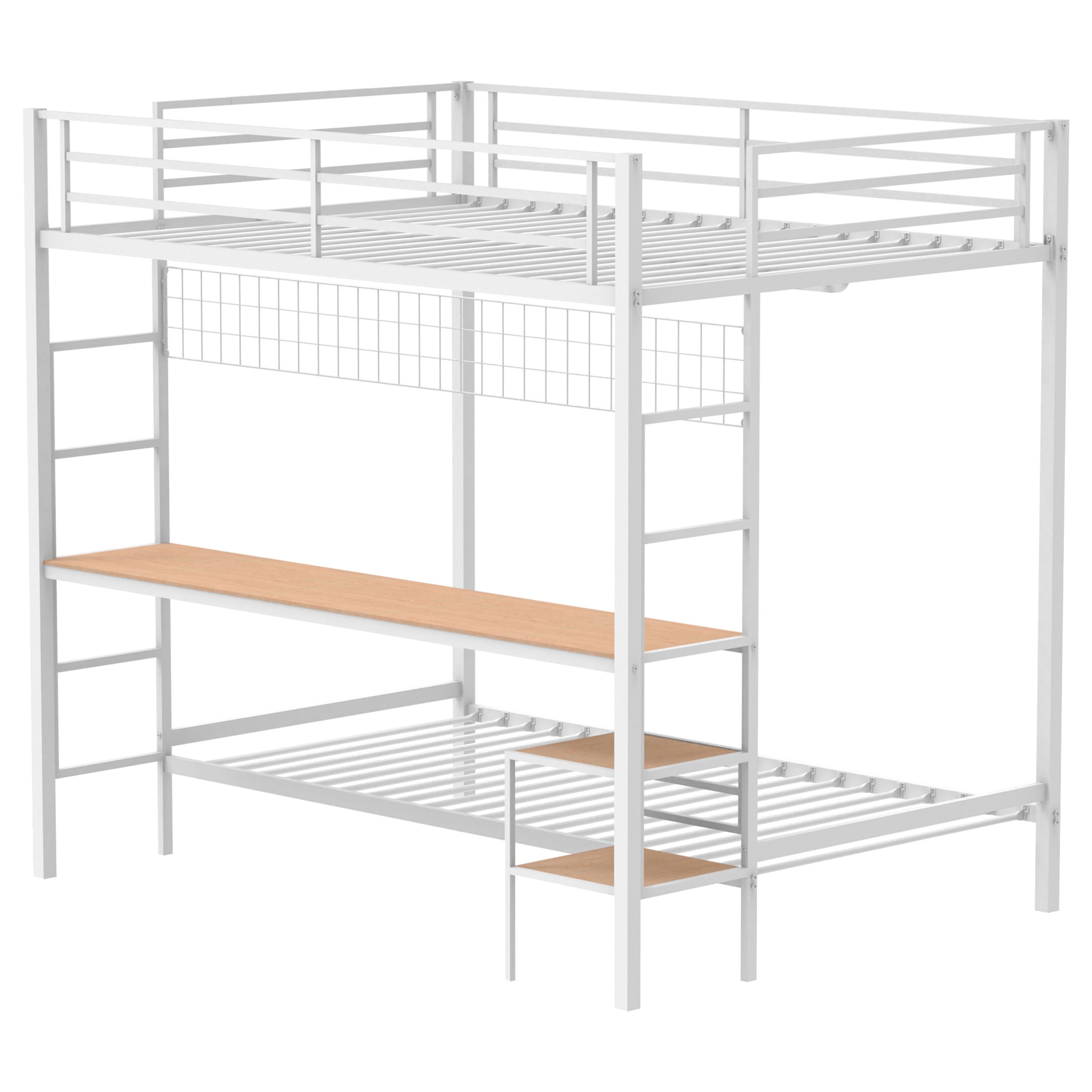 Campus Full Over Twin Workstation Bunk Bed