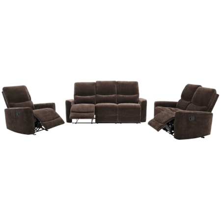 Navarro Chenille Glider Recliner