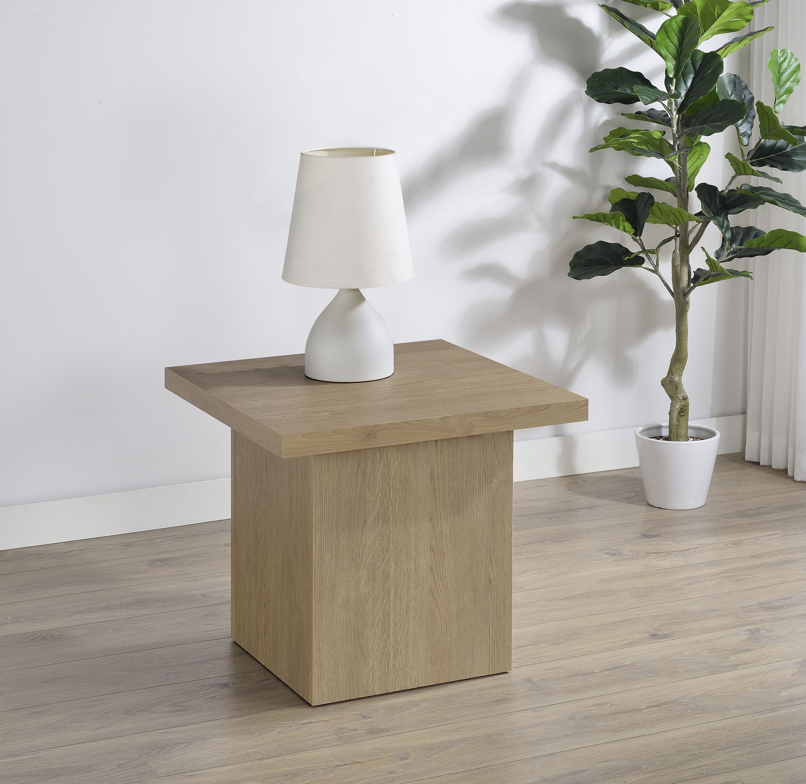 Coaster Devar Devar Side End Table Latte