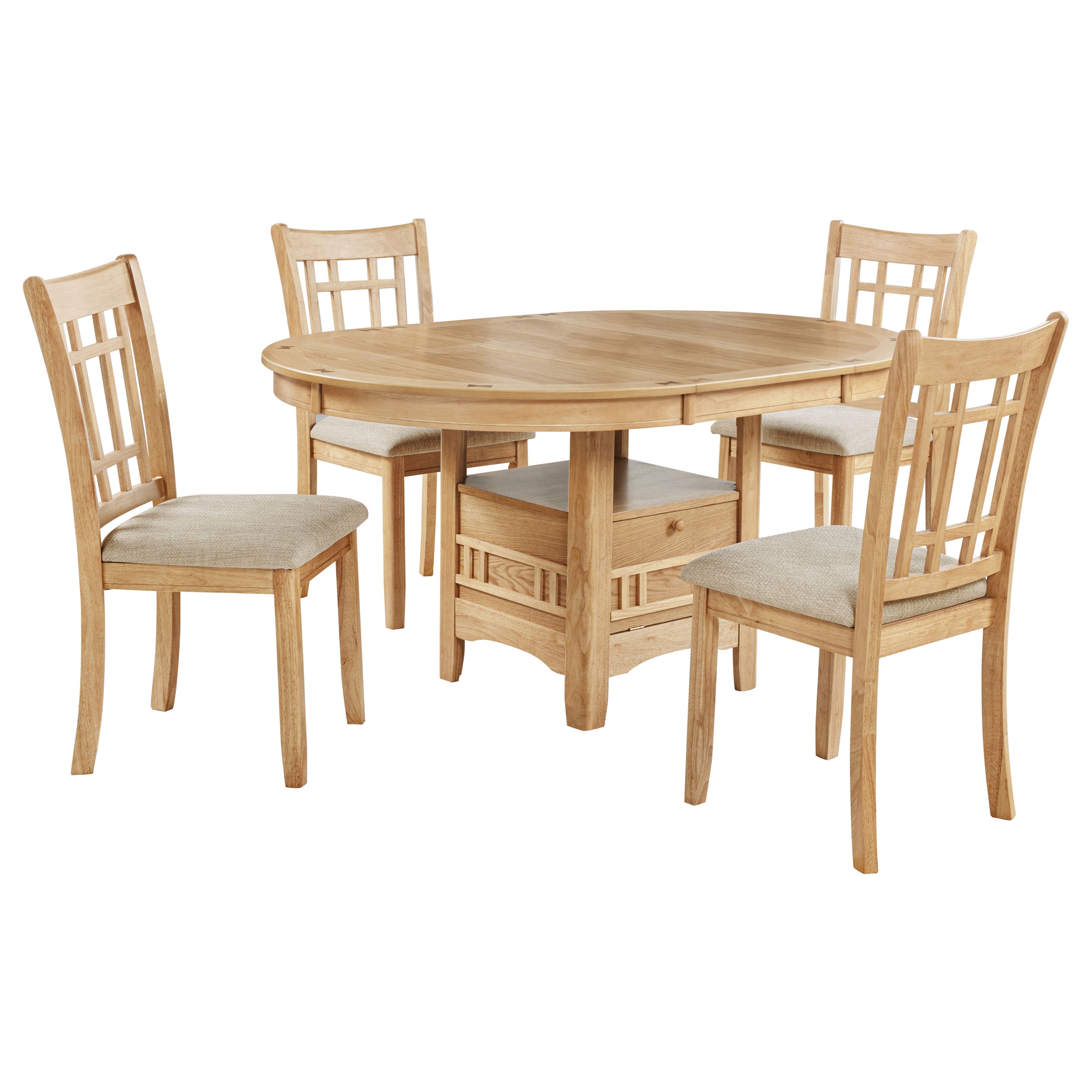 Coaster Lavon Extension Leaf Dining Set