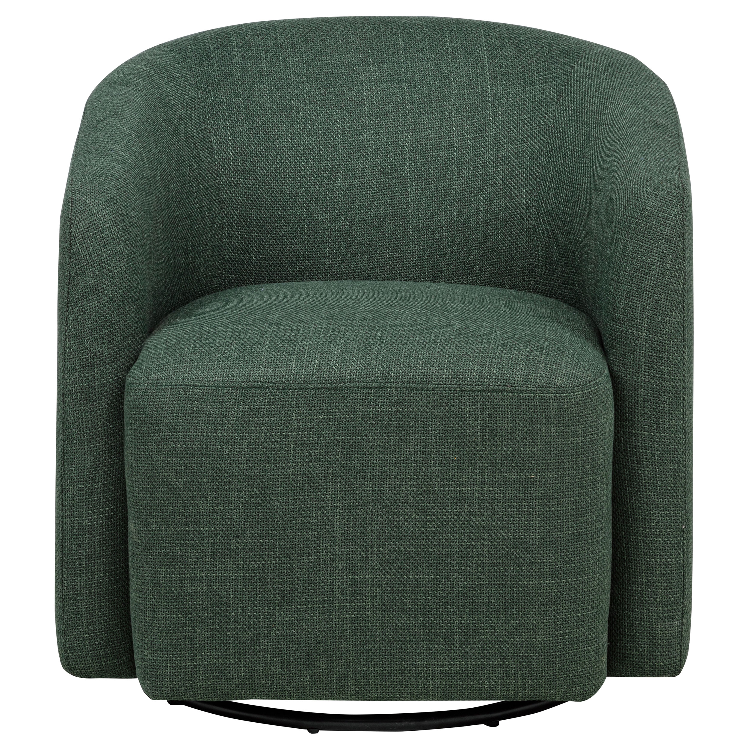 Mossbrook Fabric Swivel Accent Chair