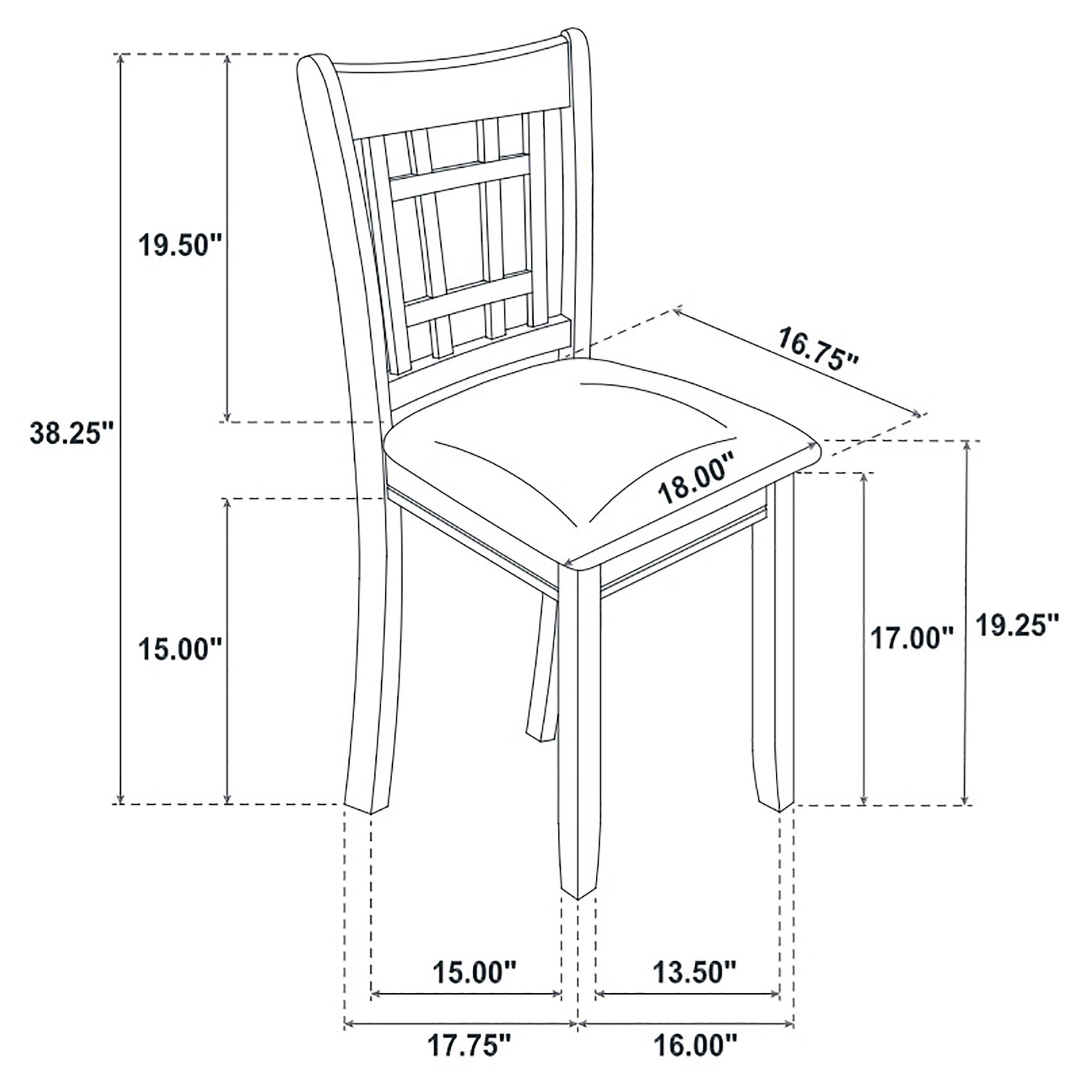 Coaster Lavon Extension Leaf Dining Set